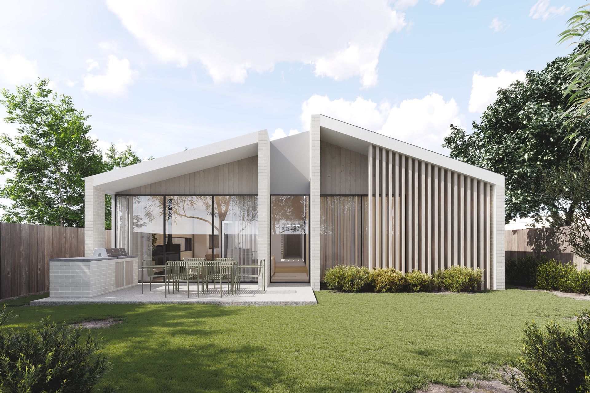 Complete with private courtyards and a partially-shaded entertaining terrace with inbuilt BBQ, the outdoors can be enjoyed year-round.