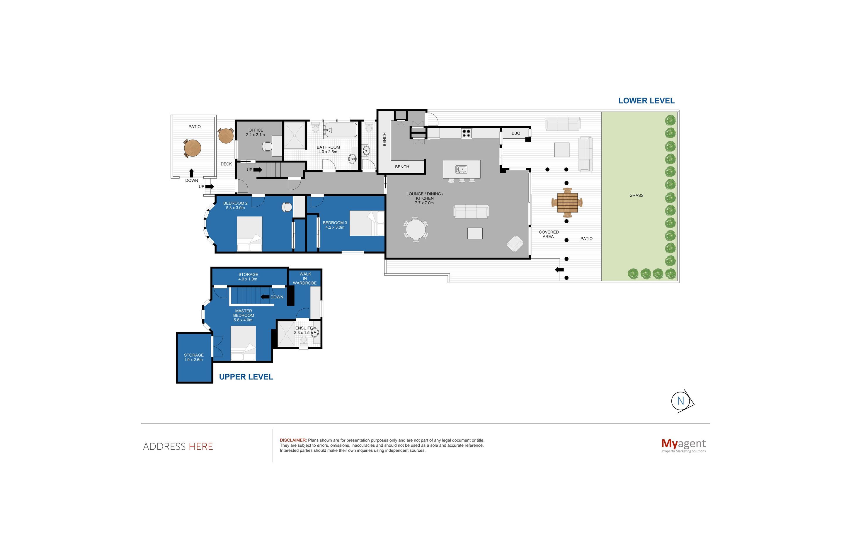 2D FLOOR PLAN - COLOUR TEMPLATE WILL CHANGE DEPENDING ON AGENCY/COMPANY