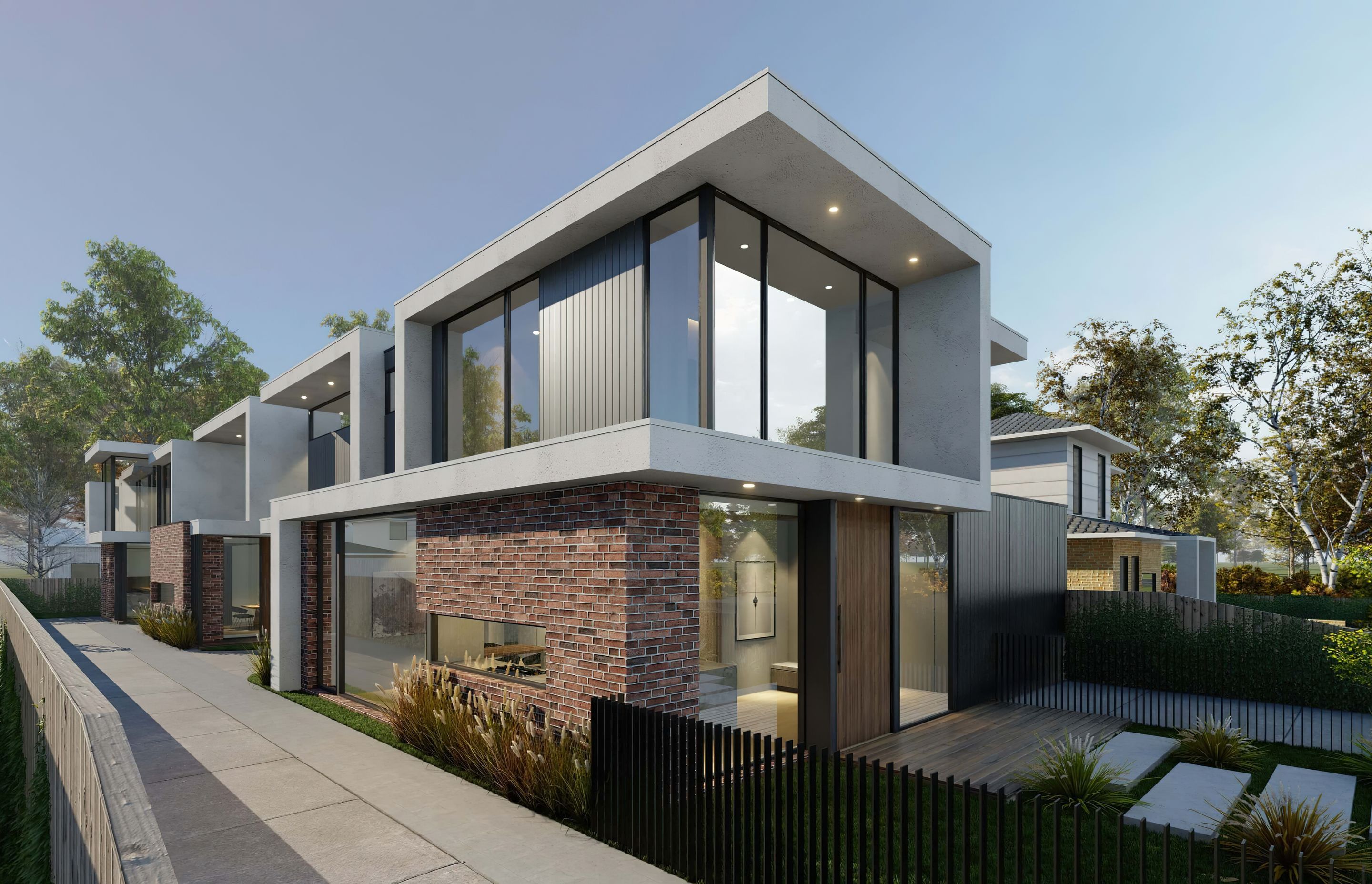 3 Unit Modern SDA Townhouses