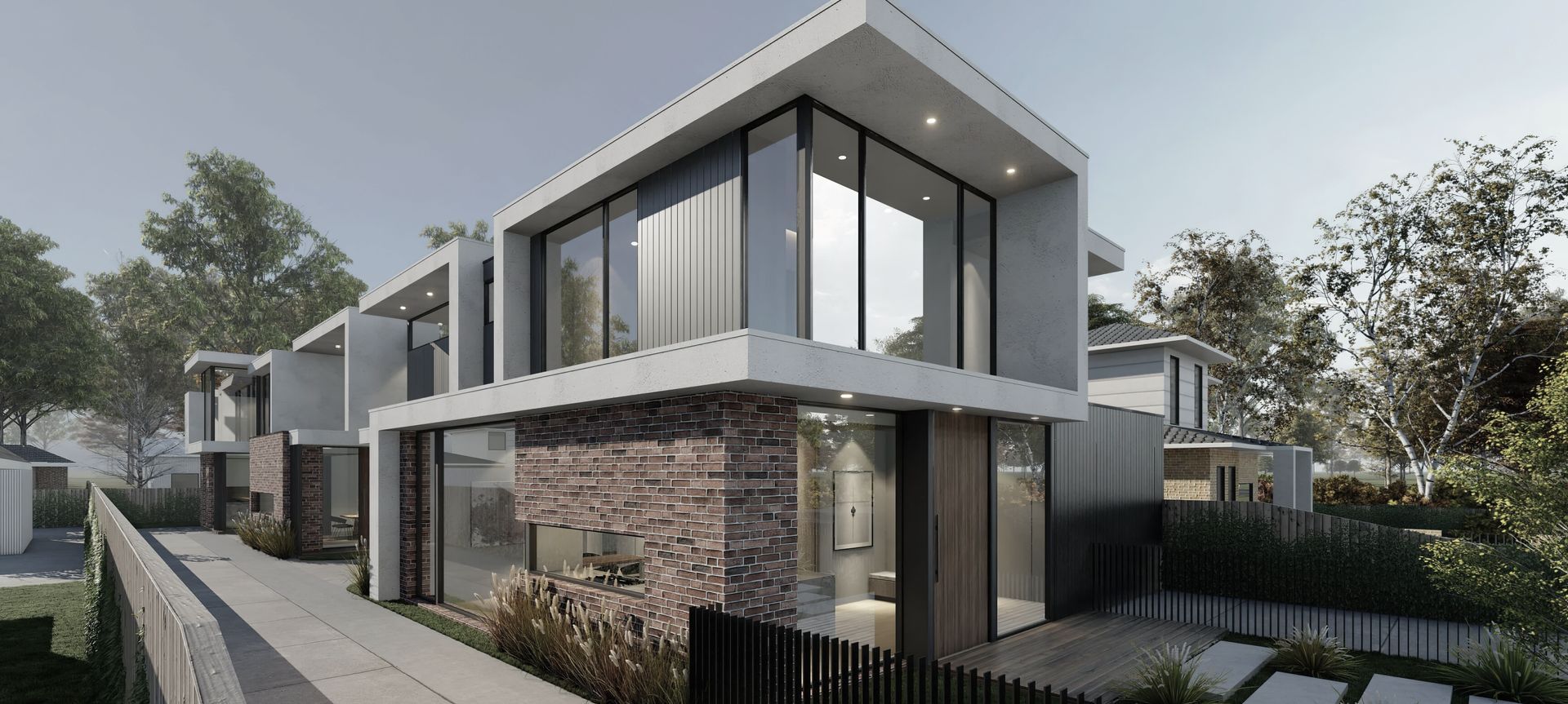 3 Unit Modern SDA Townhouses banner
