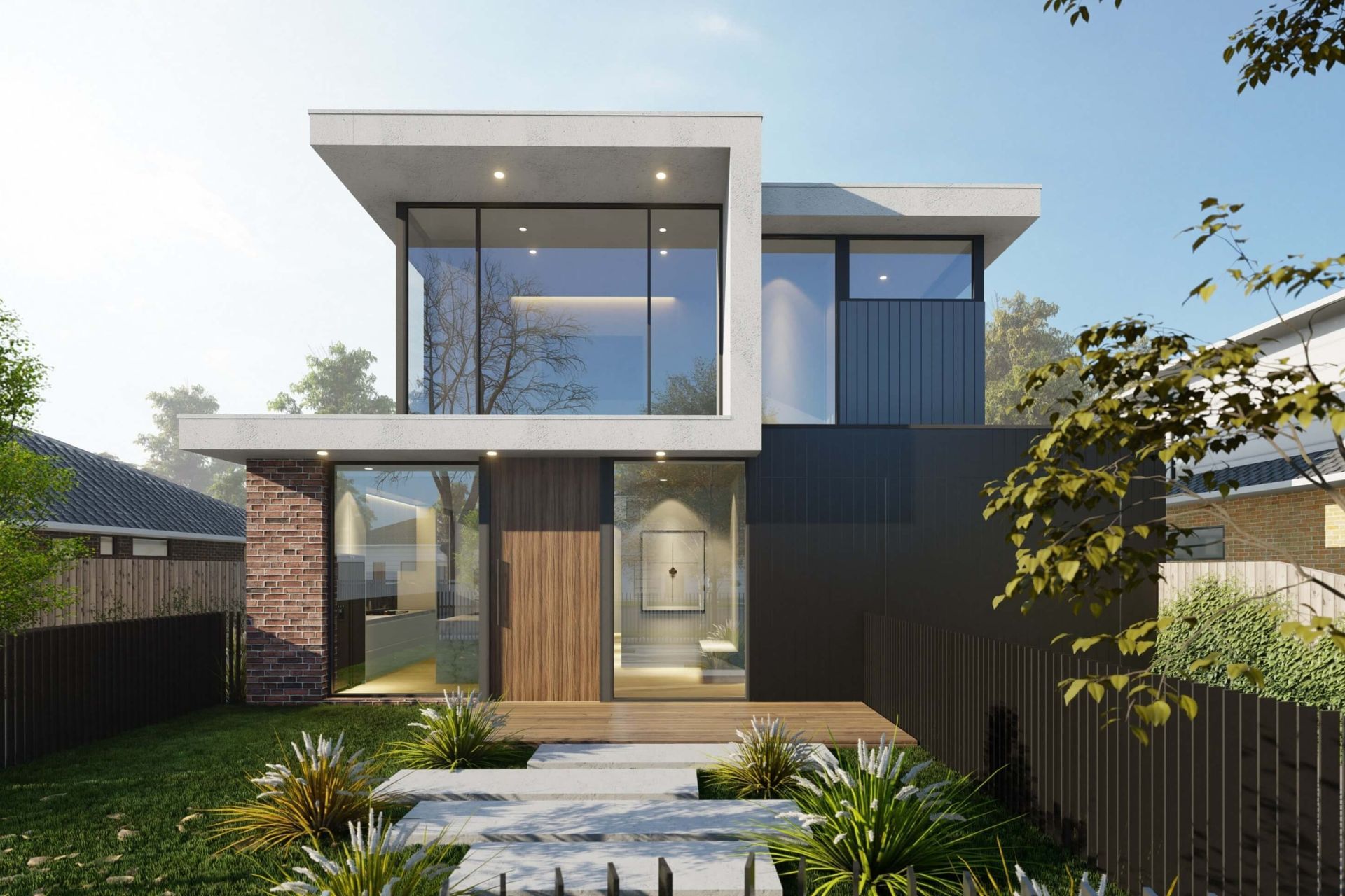 3 Unit Modern SDA Townhouses