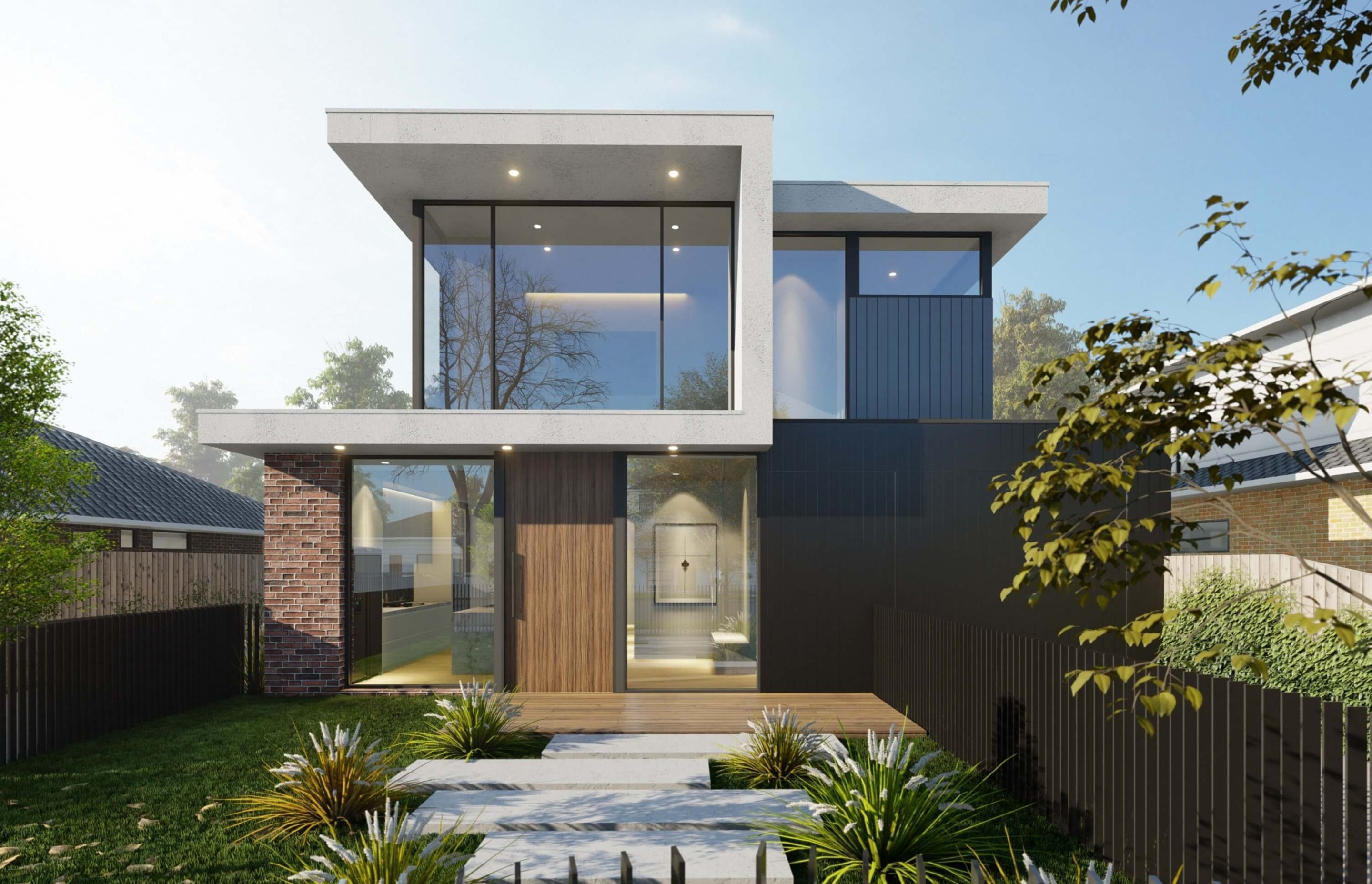 3 Unit Modern SDA Townhouses