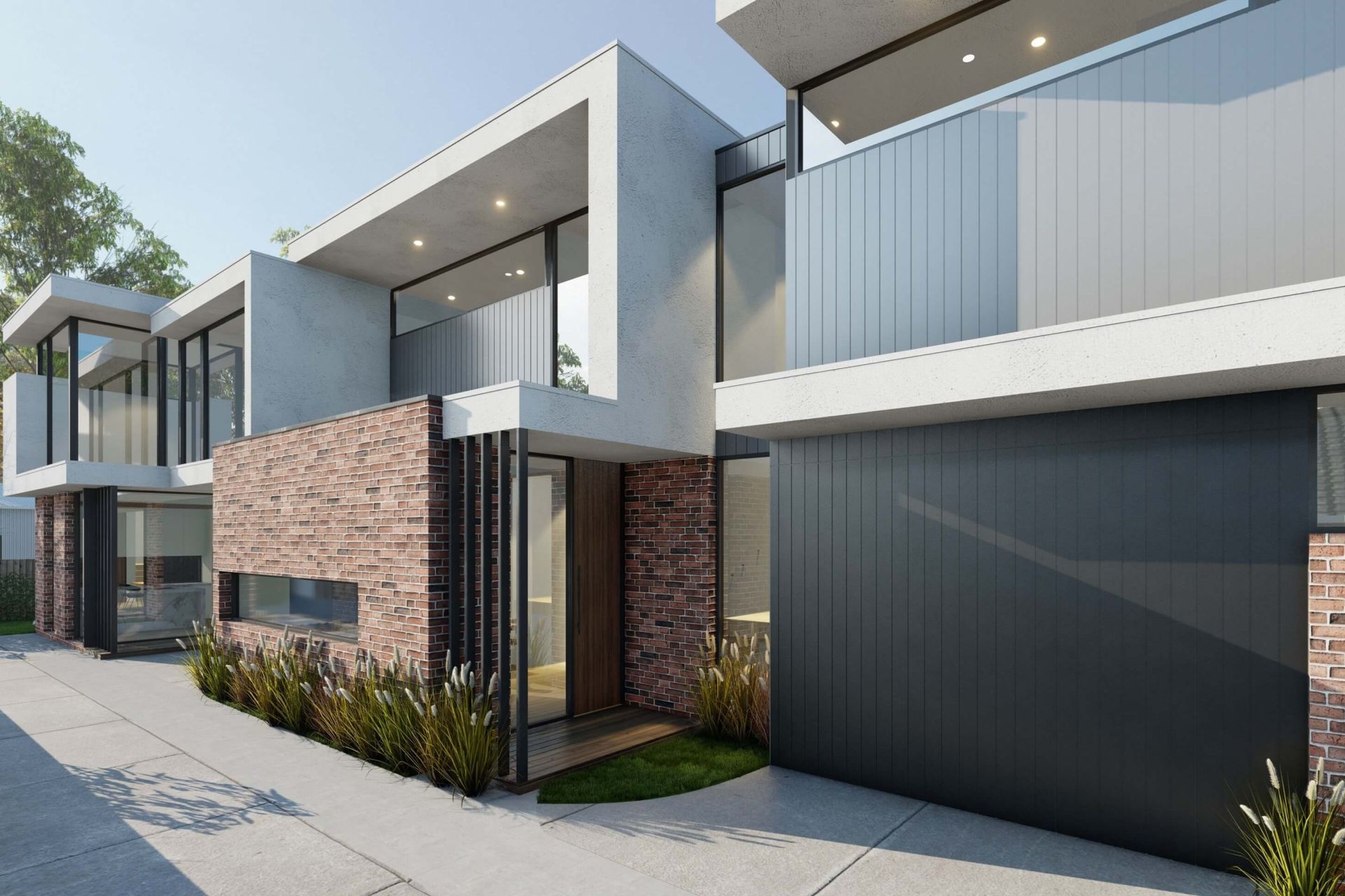 3 Unit Modern SDA Townhouses