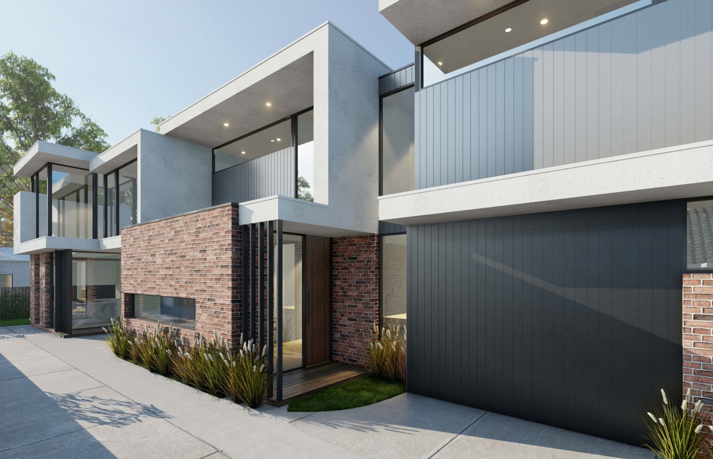 3 Unit Modern SDA Townhouses