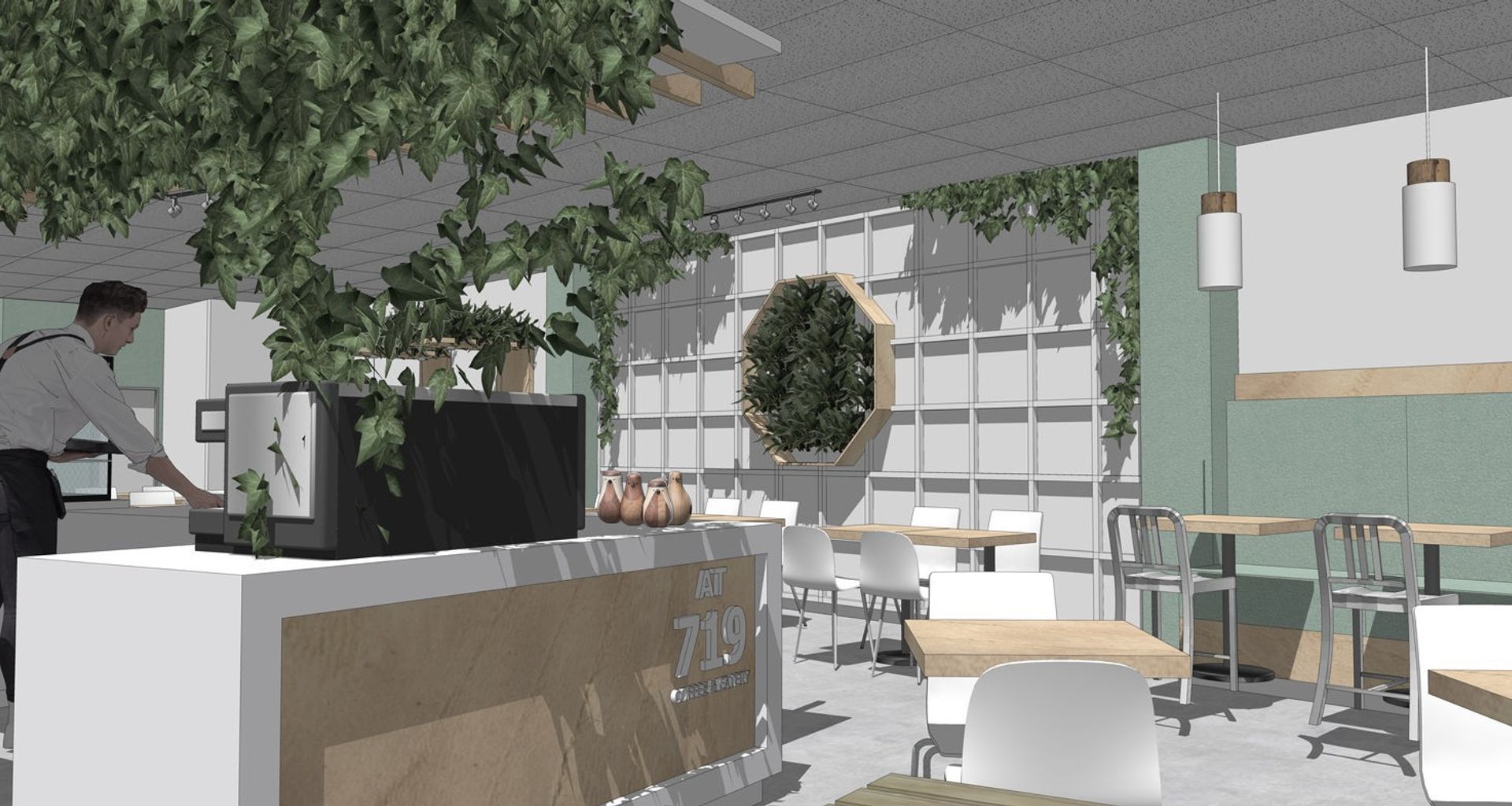 Cafe at 719 banner