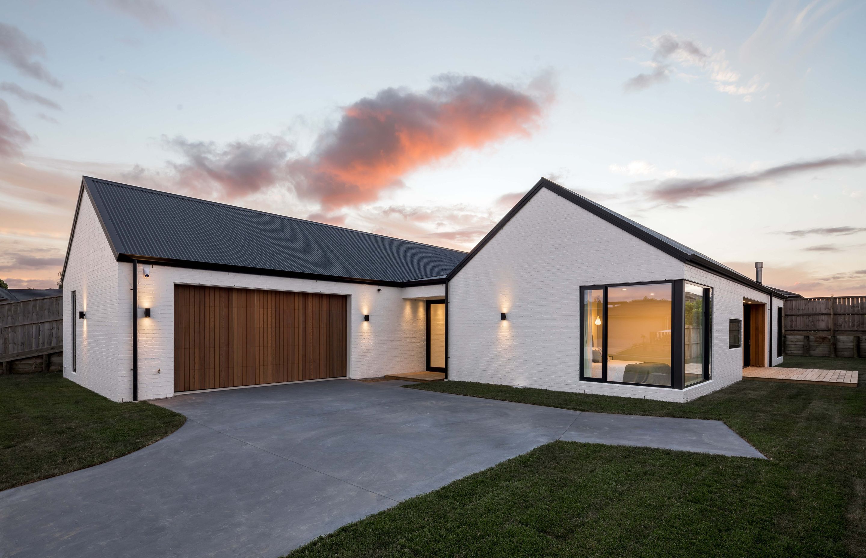 The home sits in the River Terraces subdivision on the outskirts of Ngāruawāhia, Waikato.