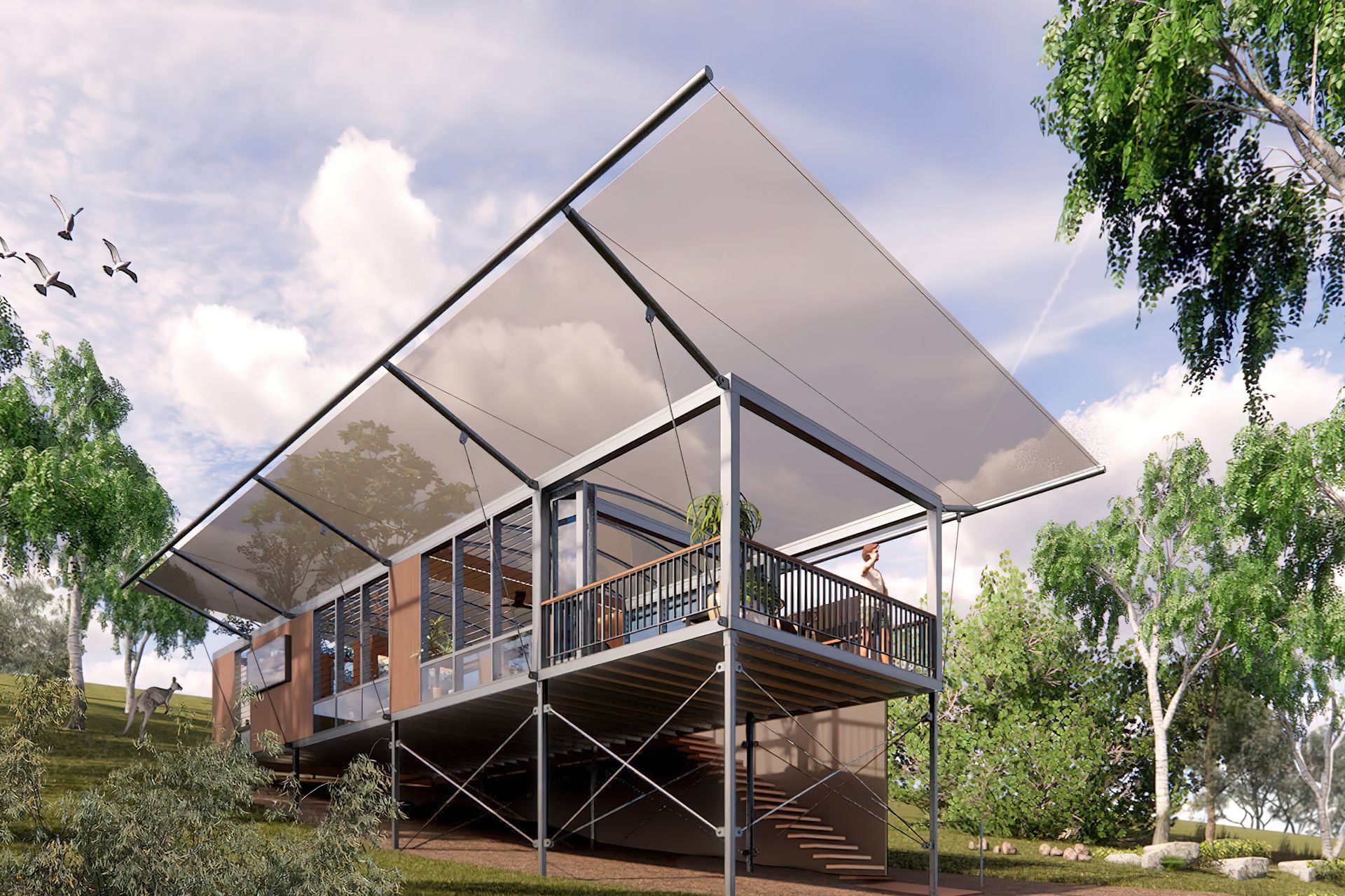 Connected to the lush surrounds of Queensland’s landscape