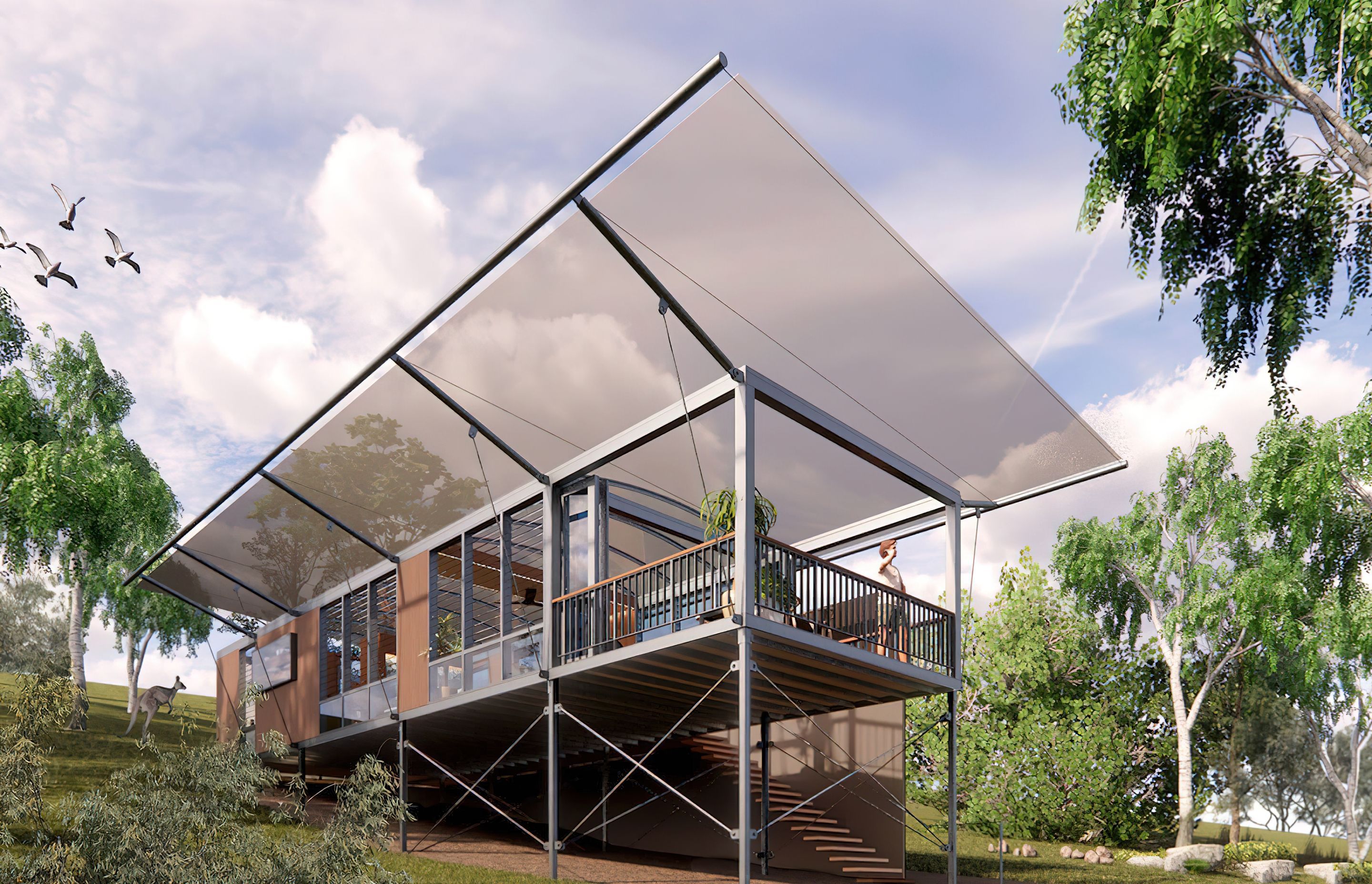 Connected to the lush surrounds of Queensland’s landscape