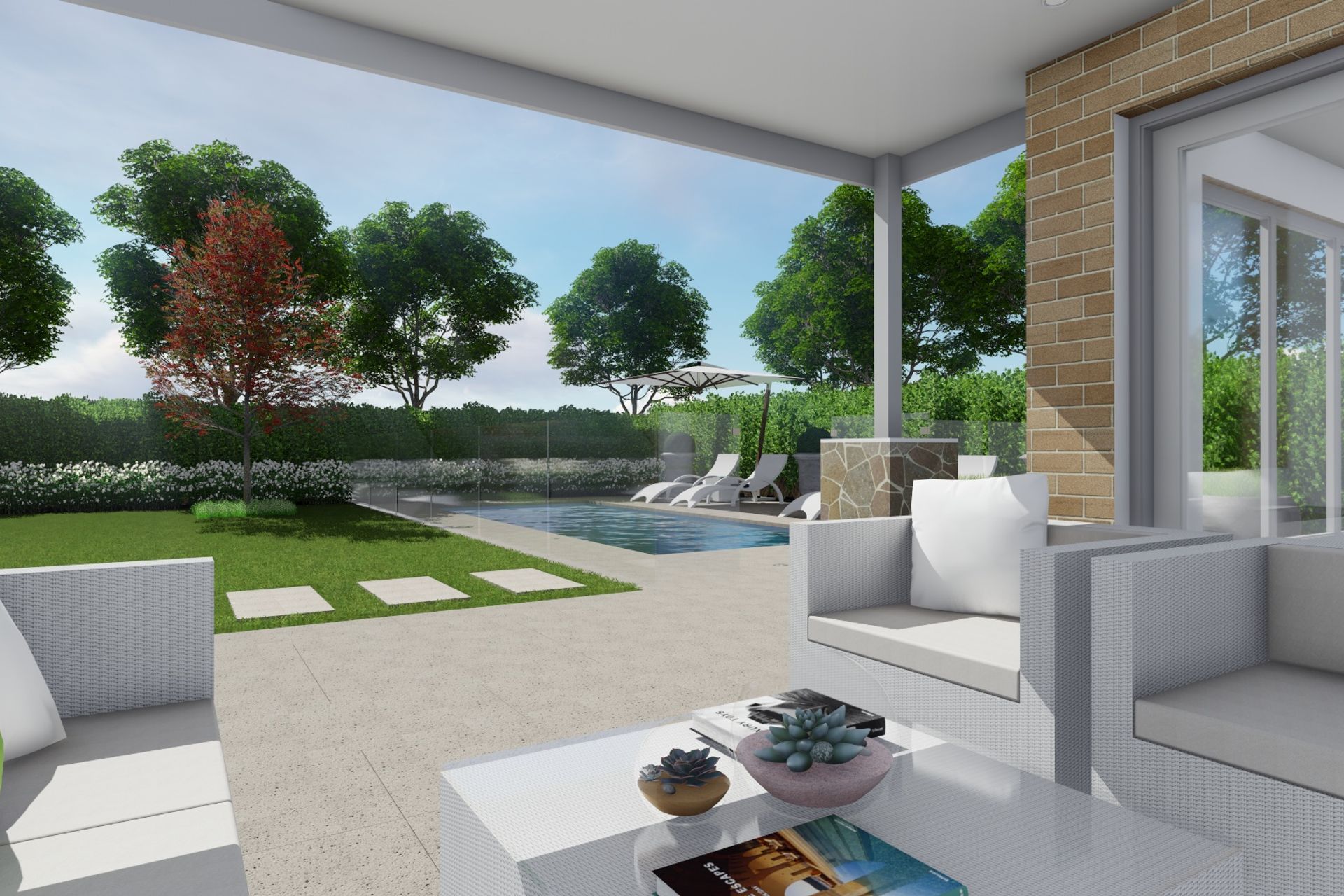 3D Renders: Anthony Scott | Alfresco design ideas