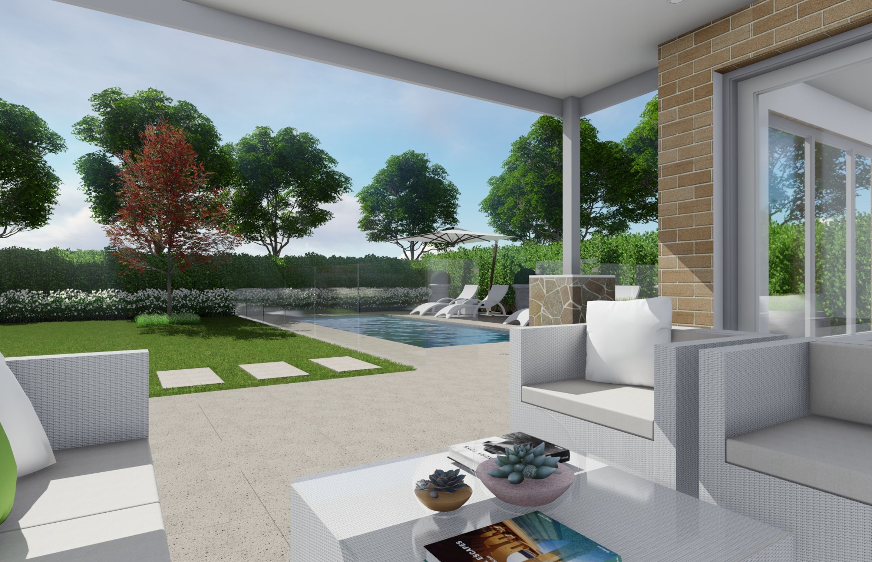 3D Renders: Anthony Scott | Alfresco design ideas