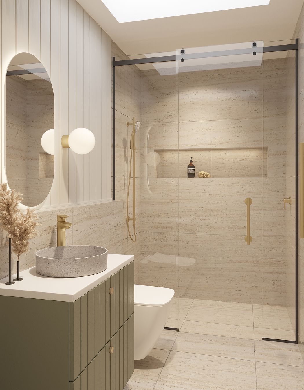 3D Render Bathroom