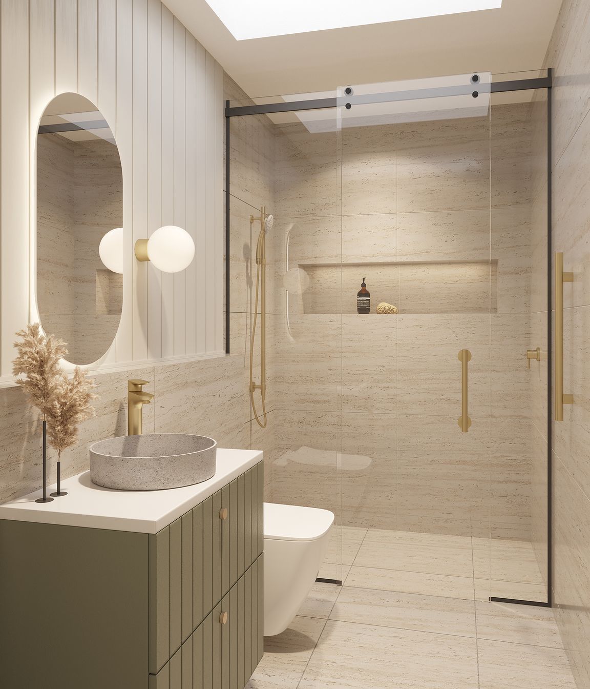 3D Render Bathroom