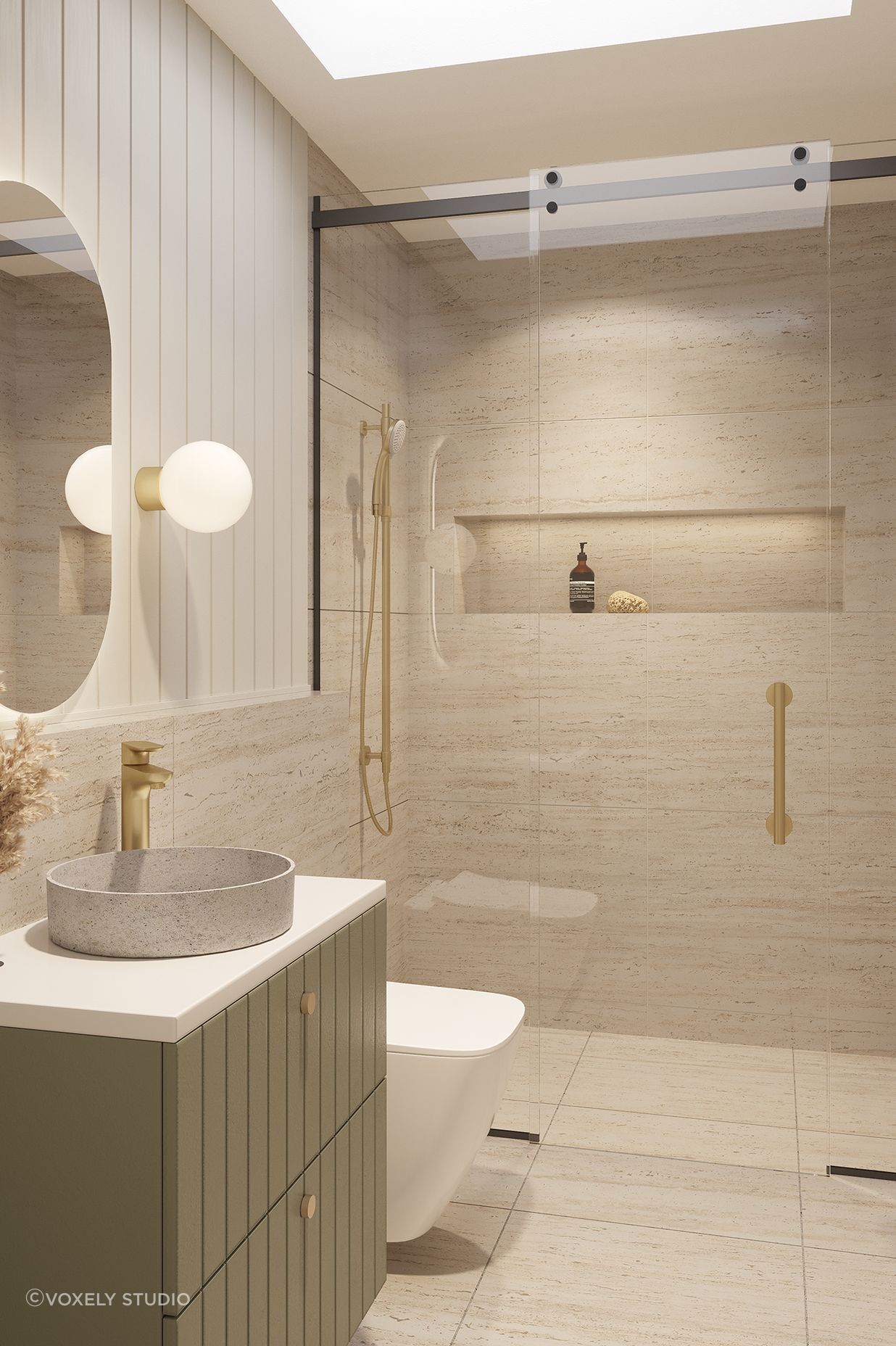 3D Render Bathroom