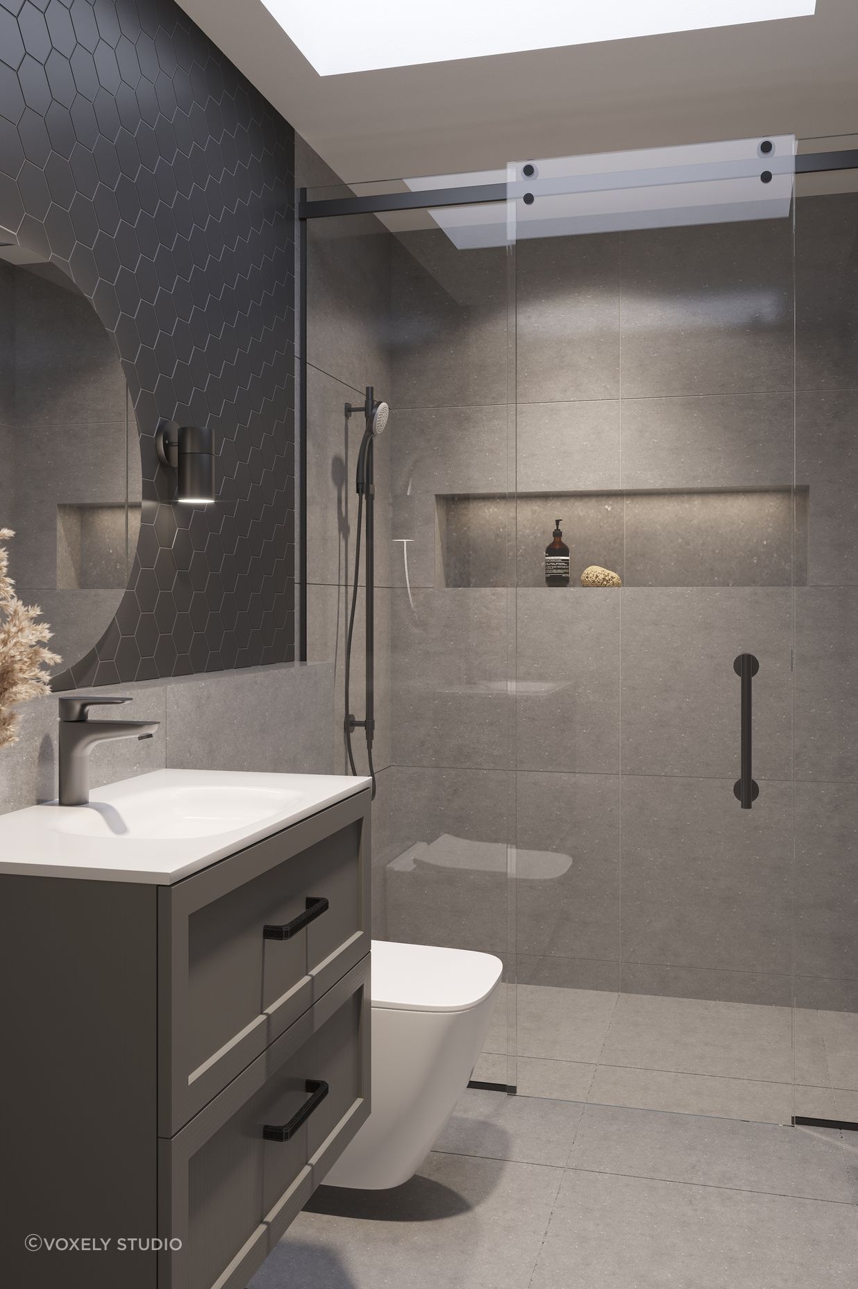 3D Render Bathroom