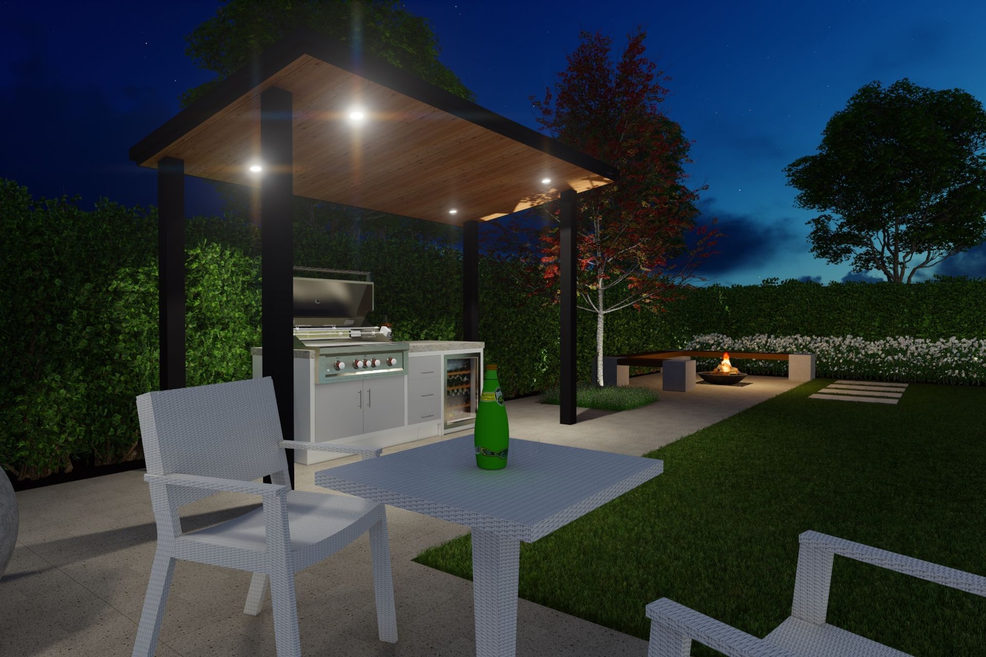 3D Renders: Anthony Scott | Backyard garden design ideas