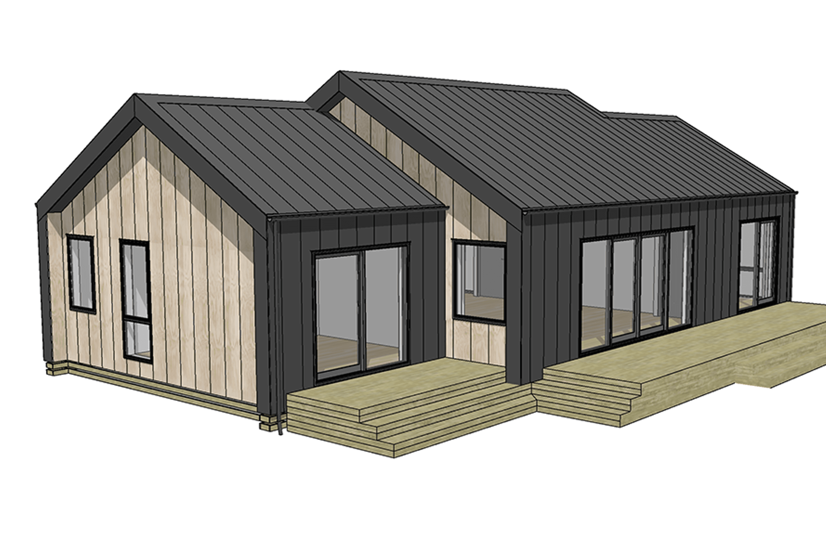 Basic plan before any optional extras, or customisations are added