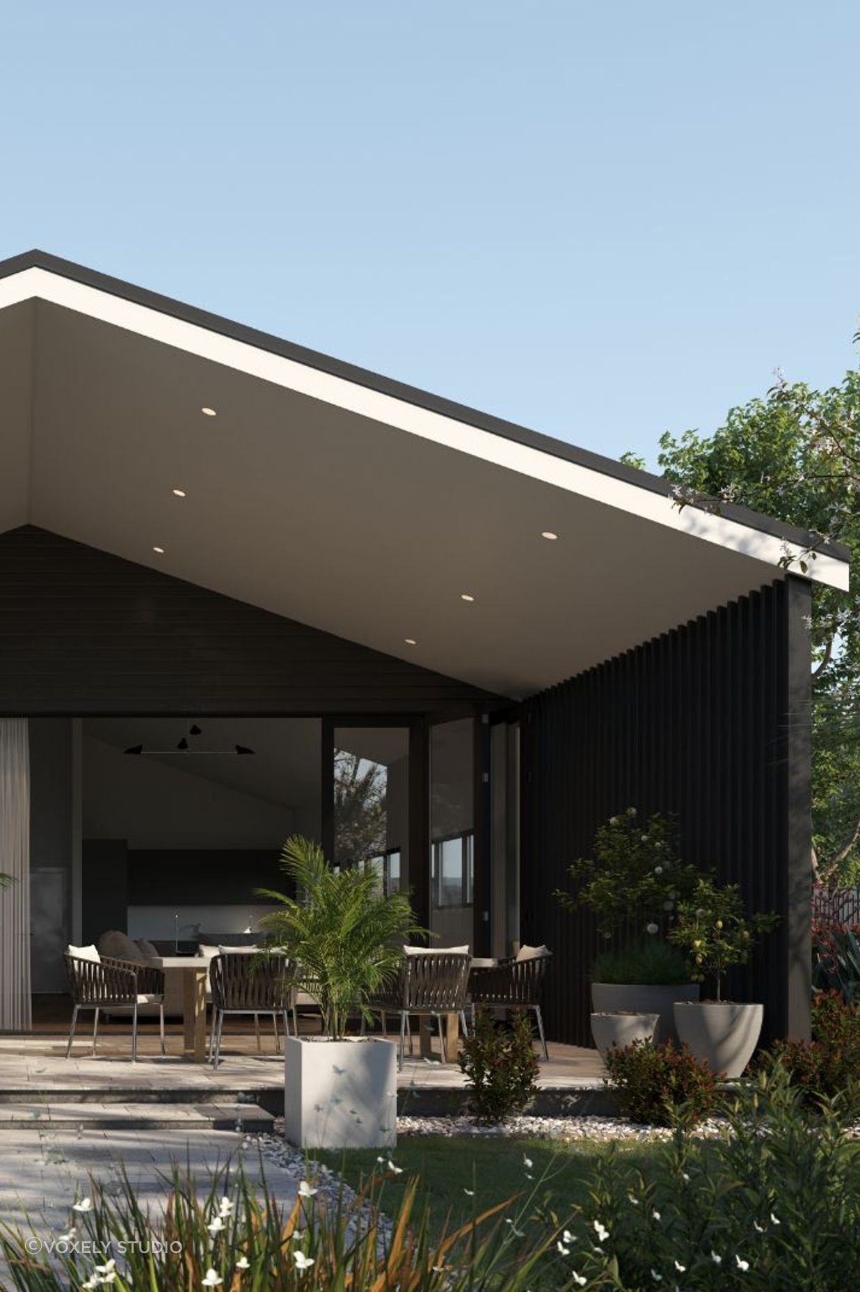 Private home exterior render