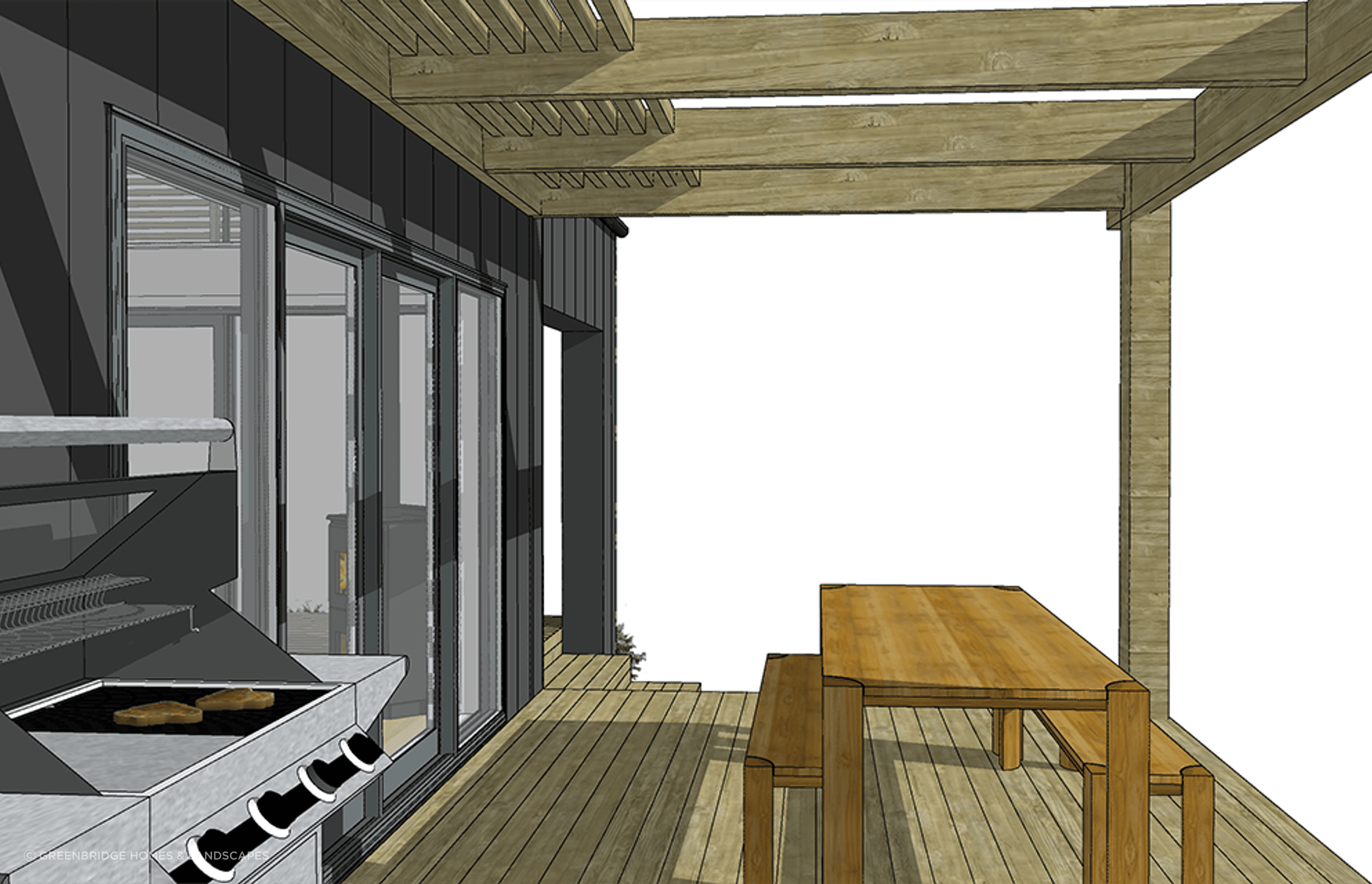 North Deck &amp; Pergola