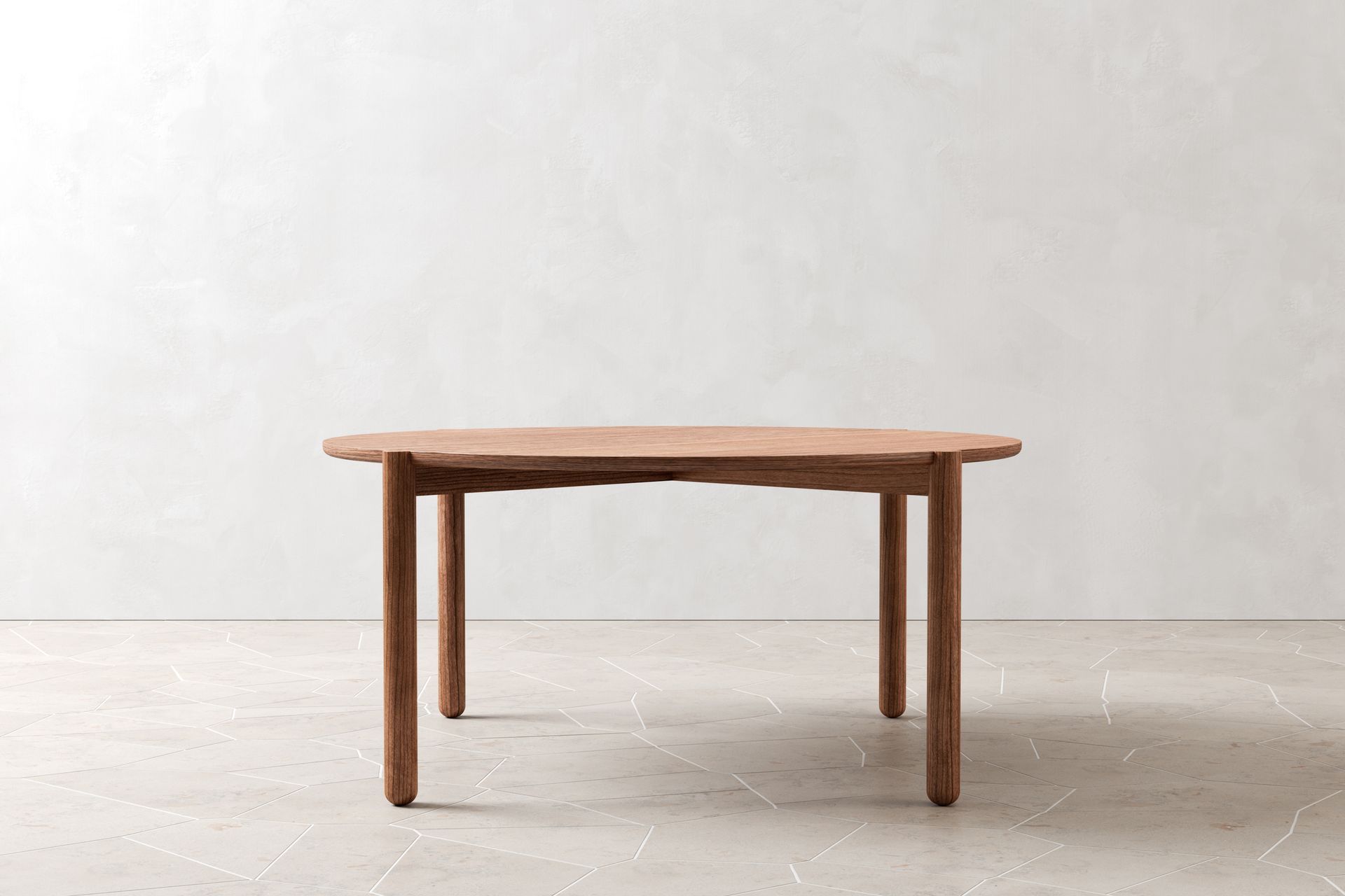 Multitude Dining Table - Umber Ash - 1600 Dia