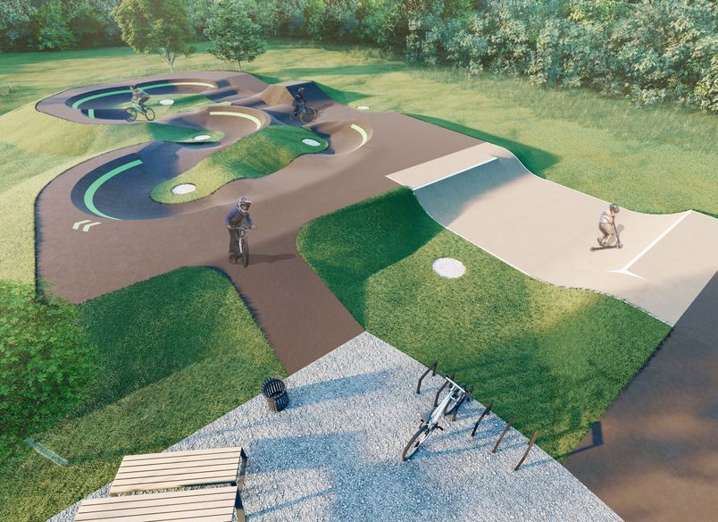 Pump track design