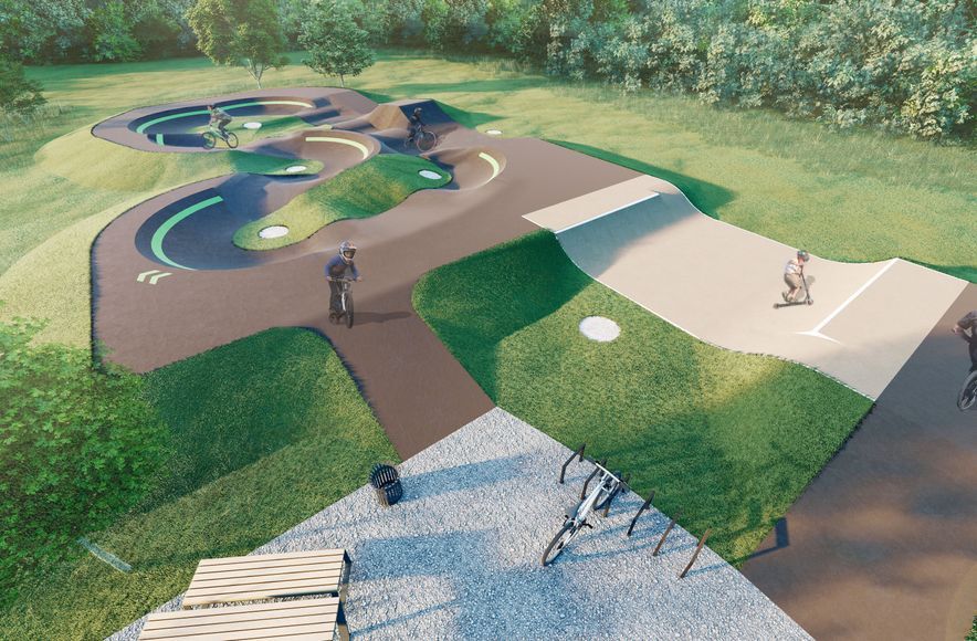 Pump track design