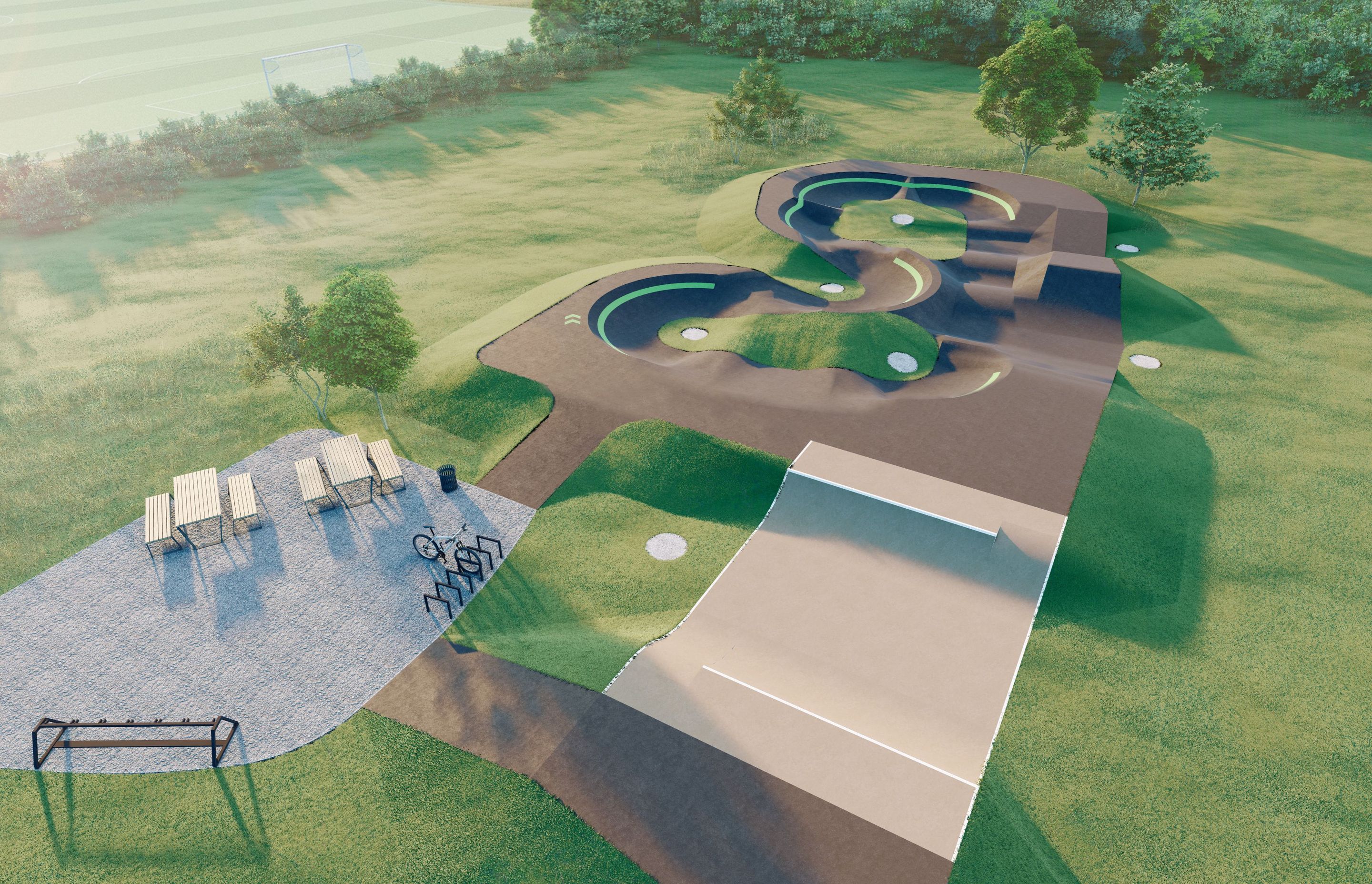 Pump track design