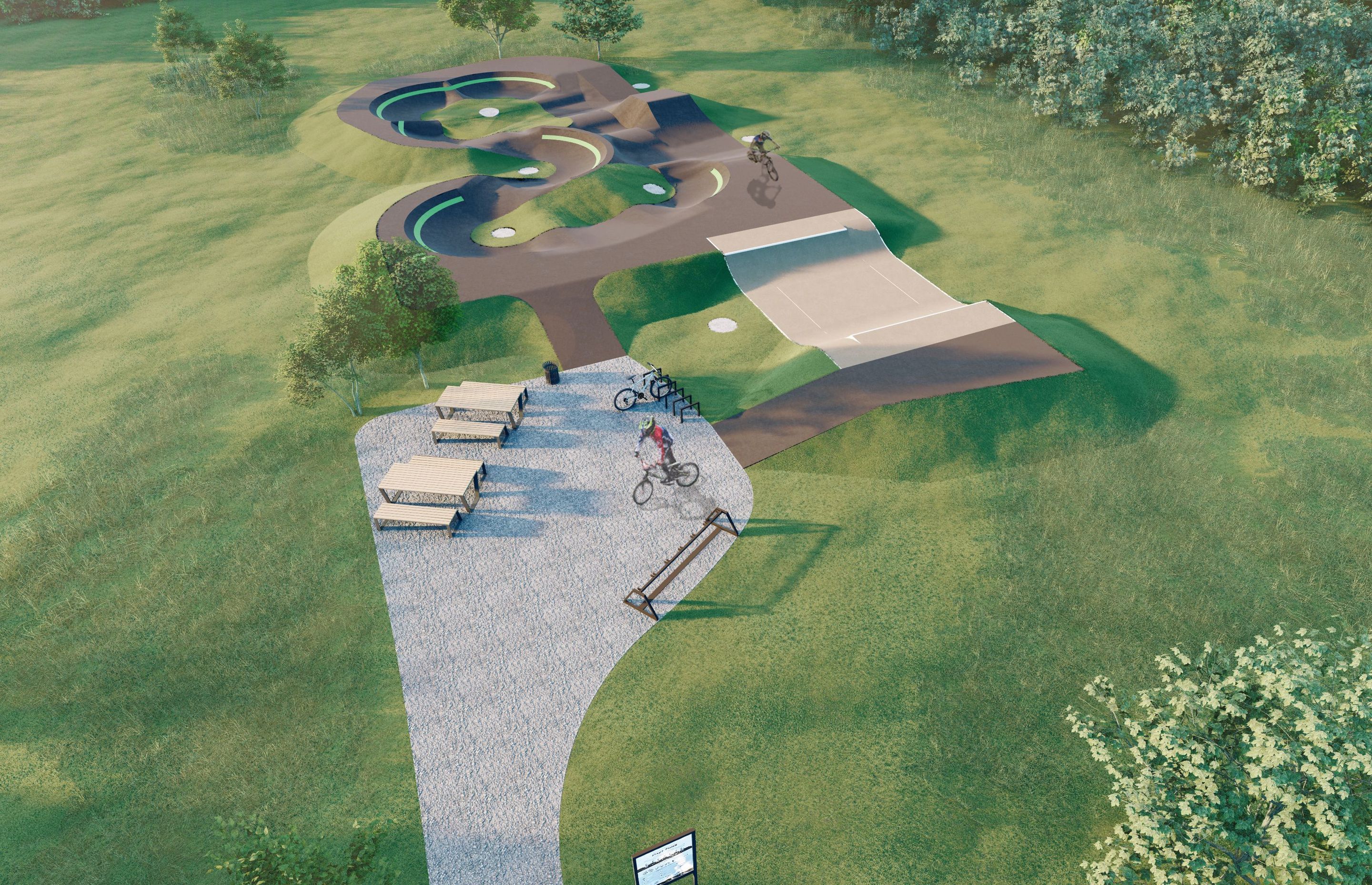 Pump track design