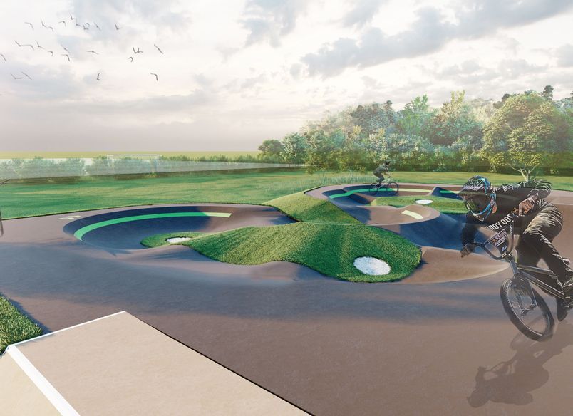 Pump track design