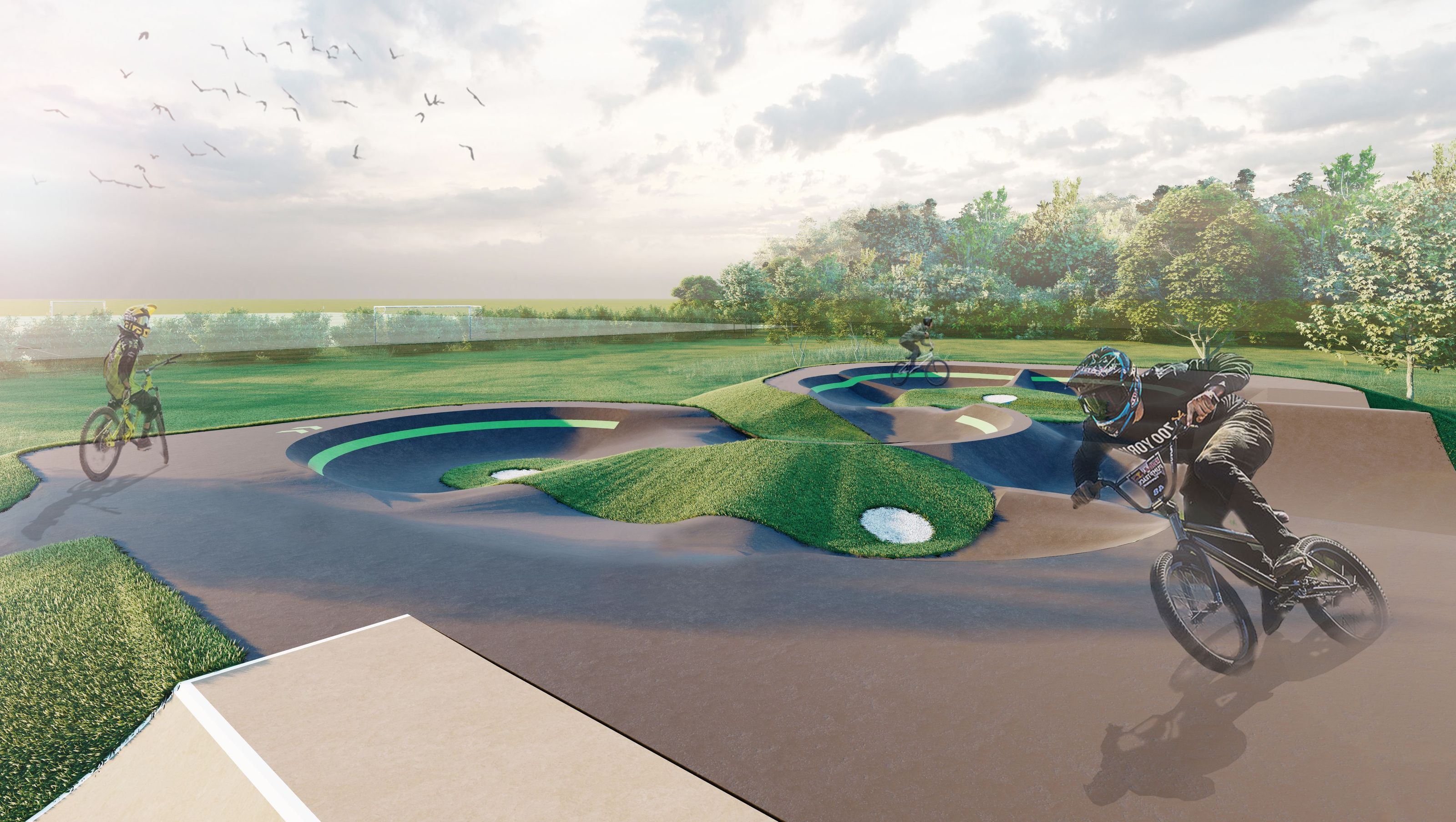 Pump track design
