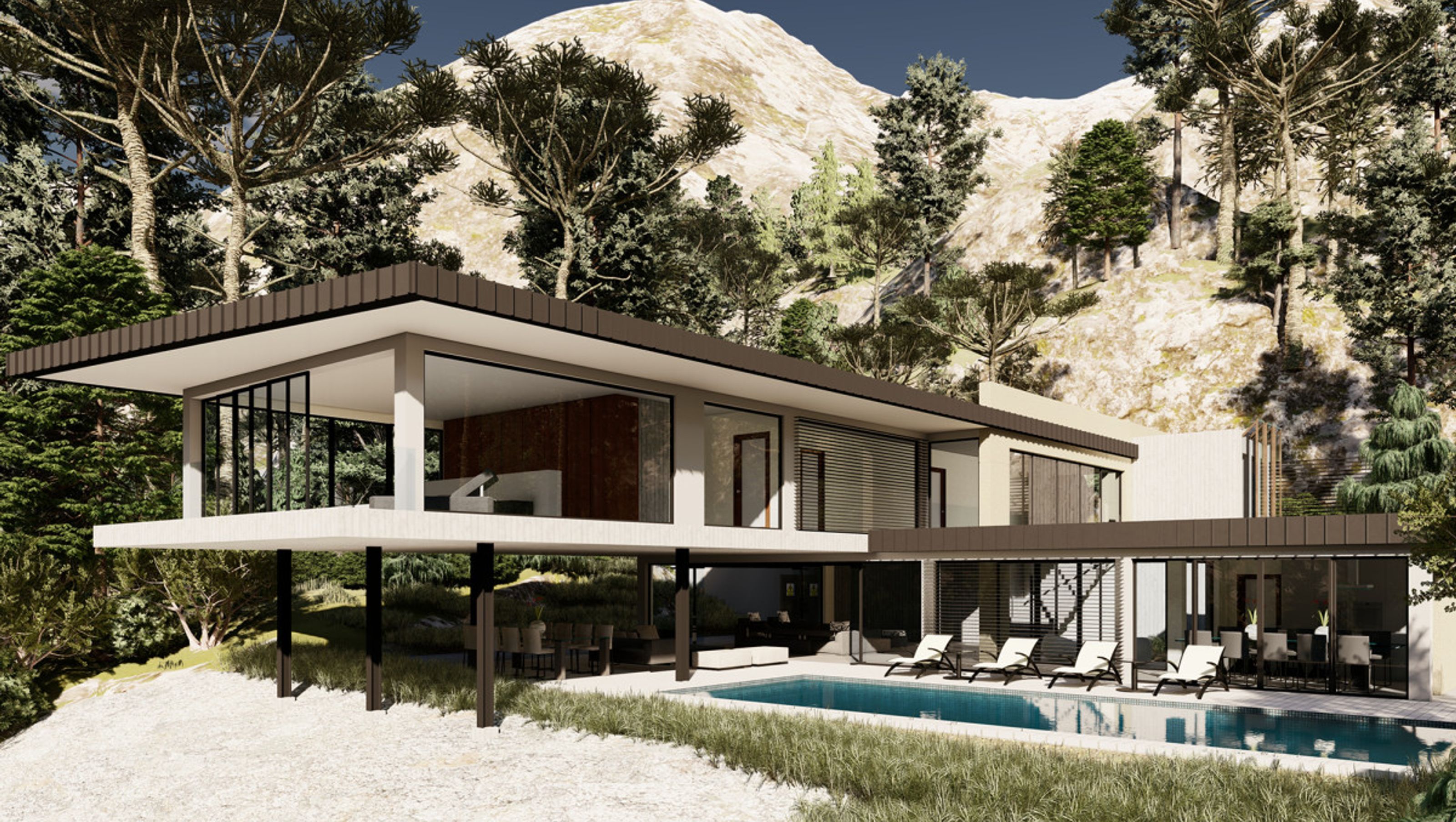 House on a cliff