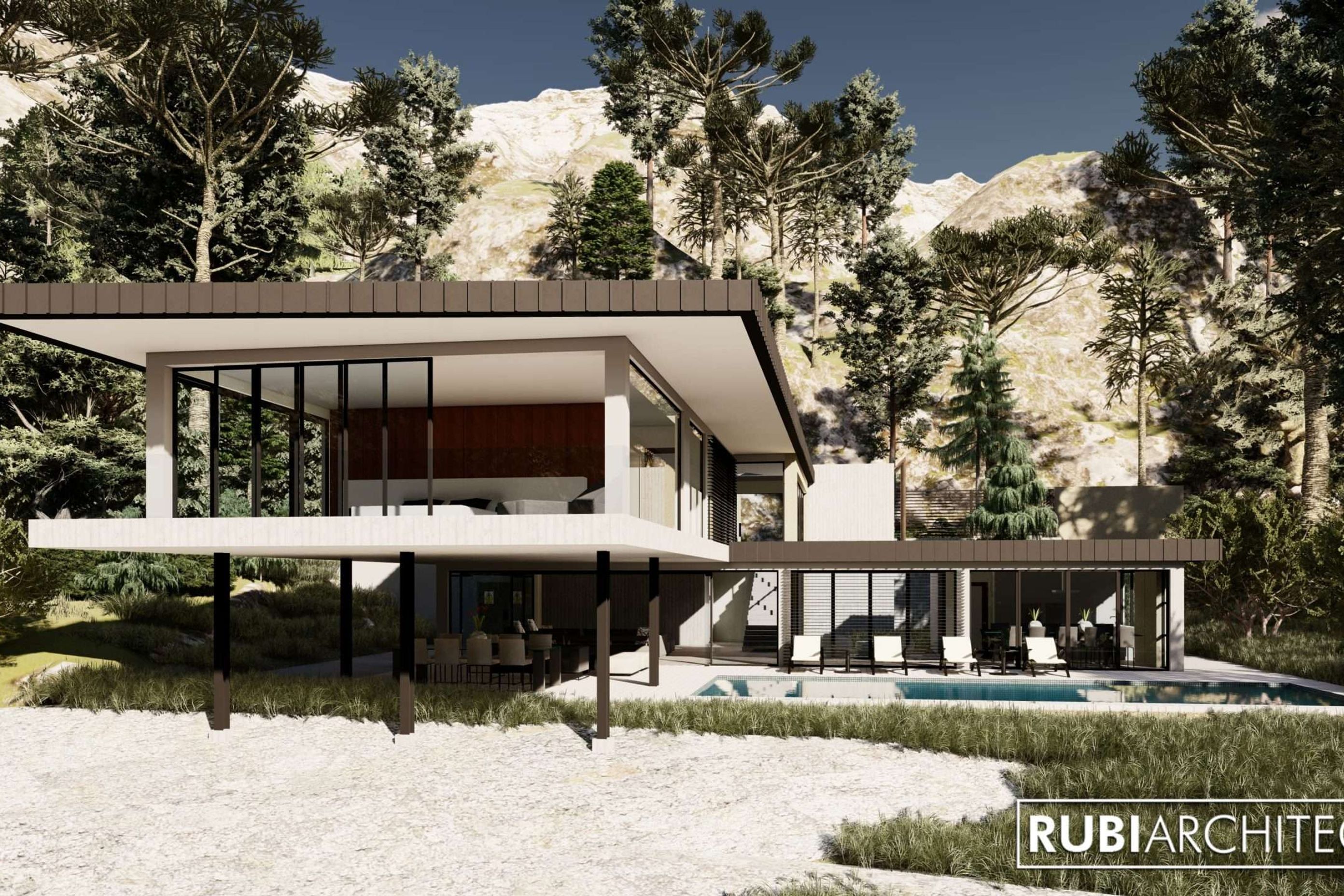 House on a cliff