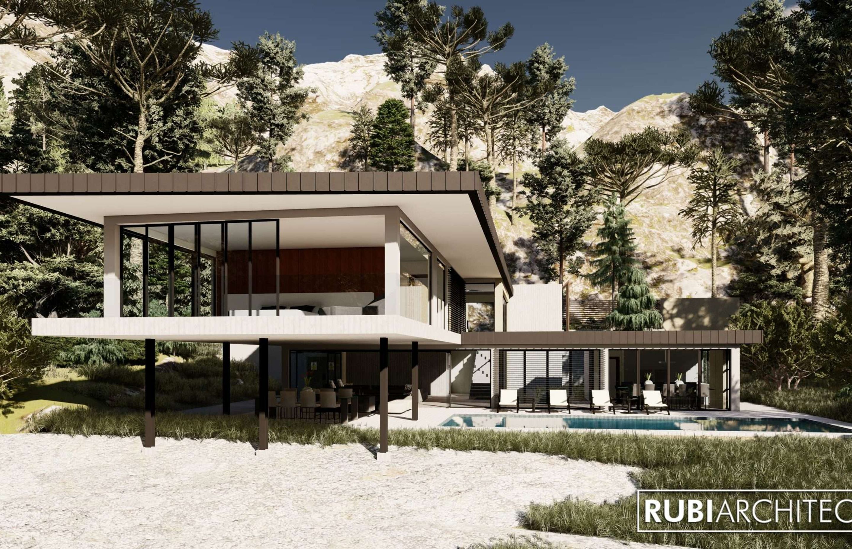 House on a cliff