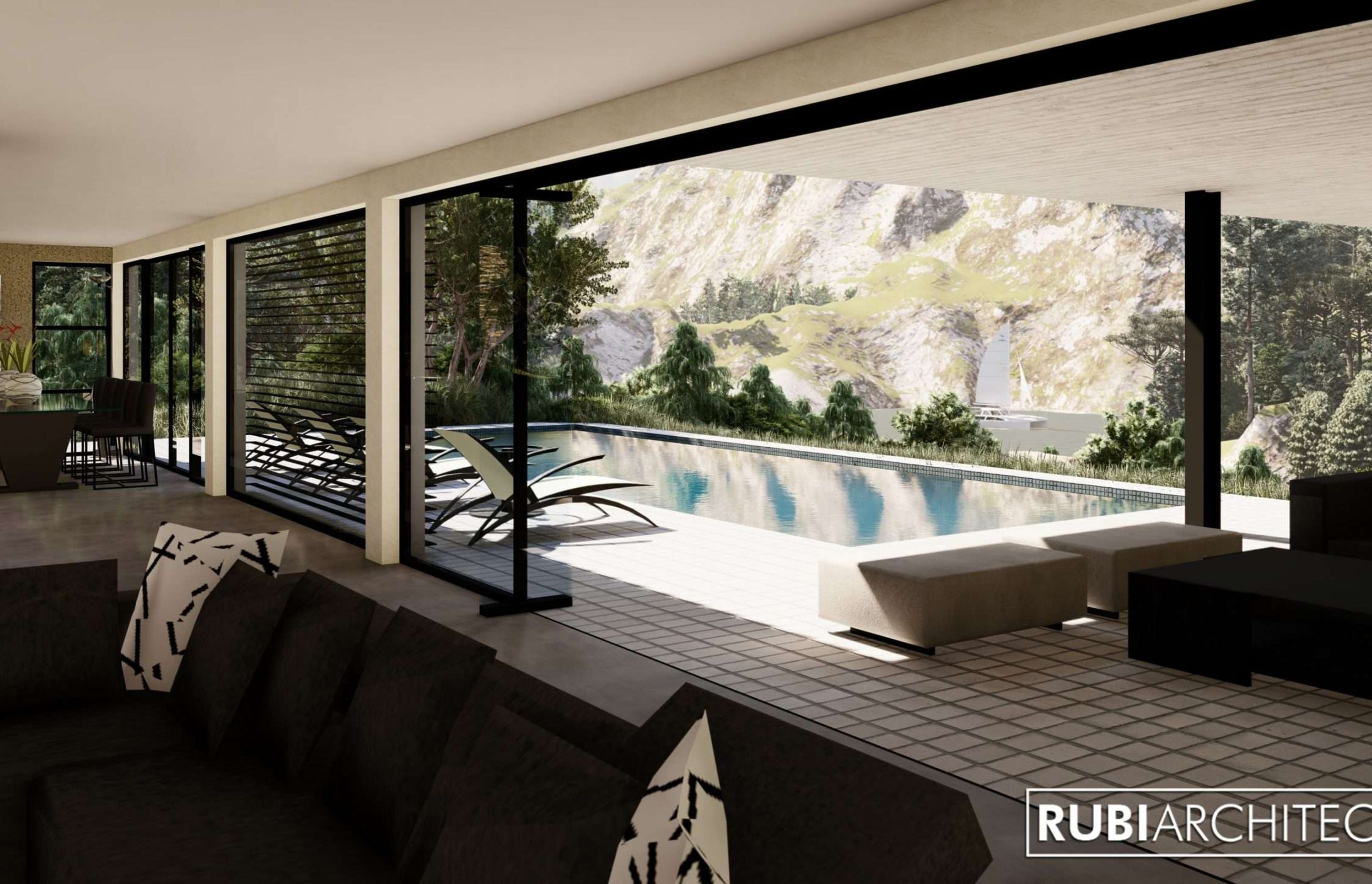 House on a cliff