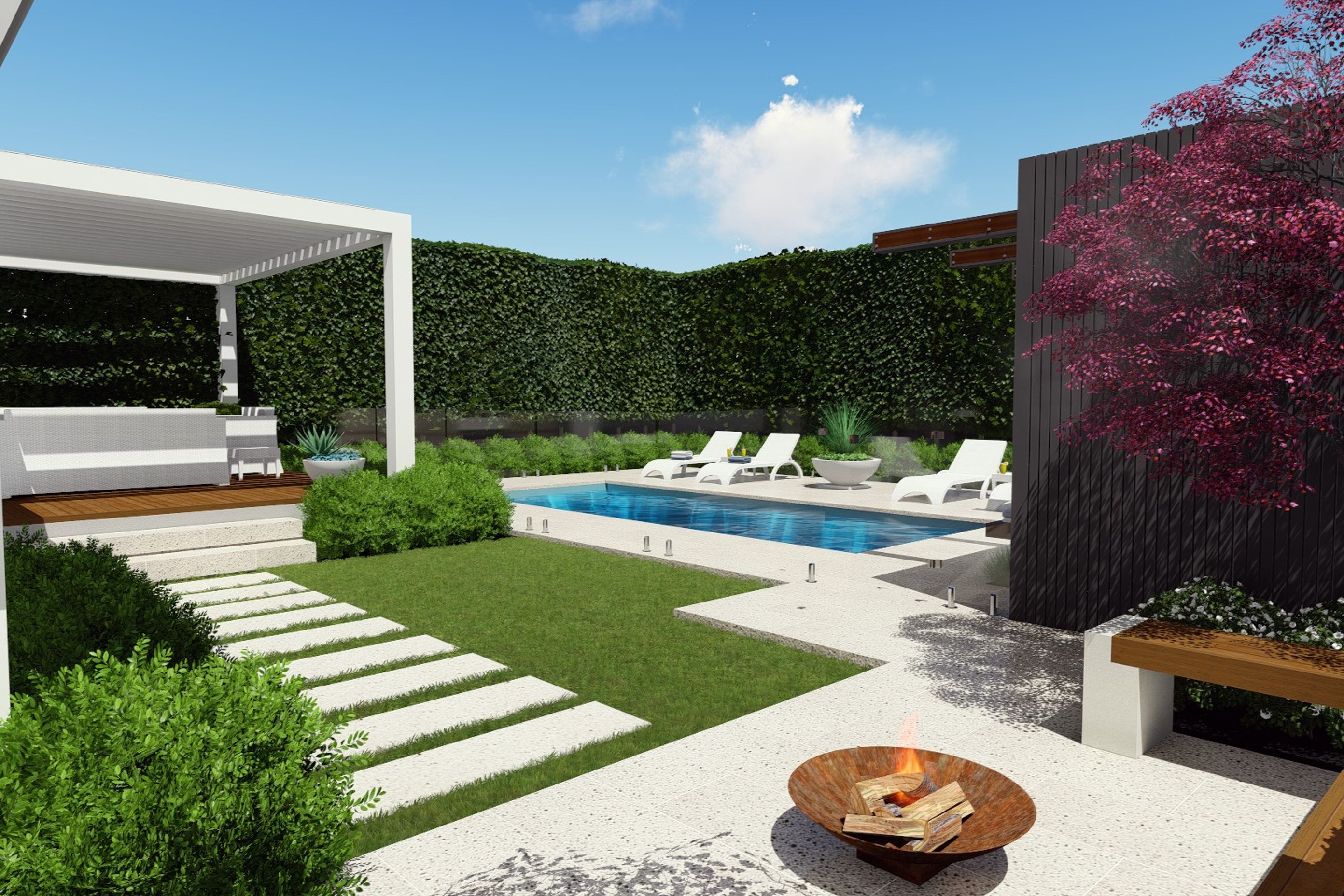 3D Renders: Anthony Scott | Landscape design