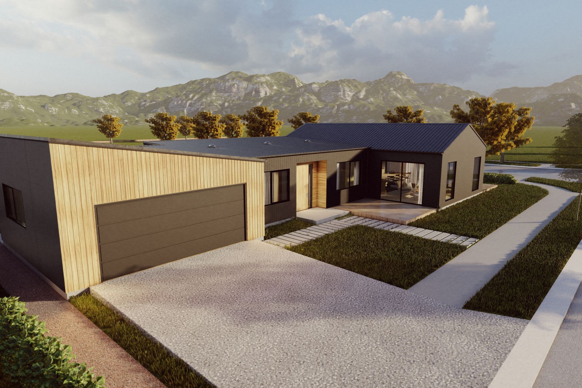 Residential house concept, Lake Hawea