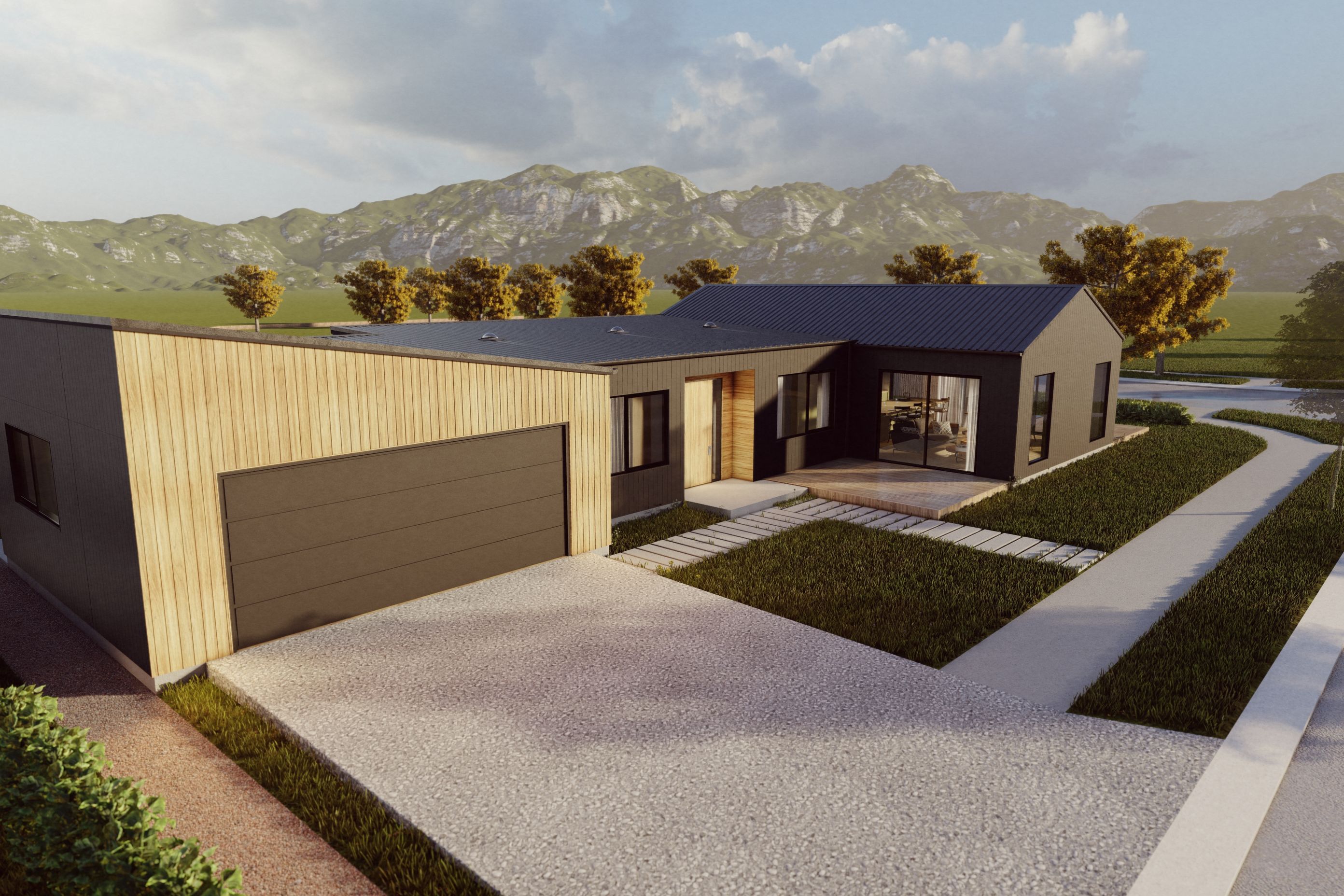 Residential house concept, Lake Hawea