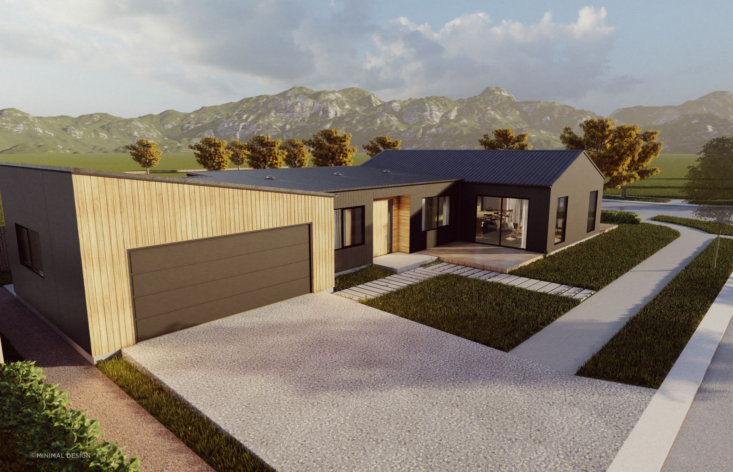 Residential house concept, Lake Hawea