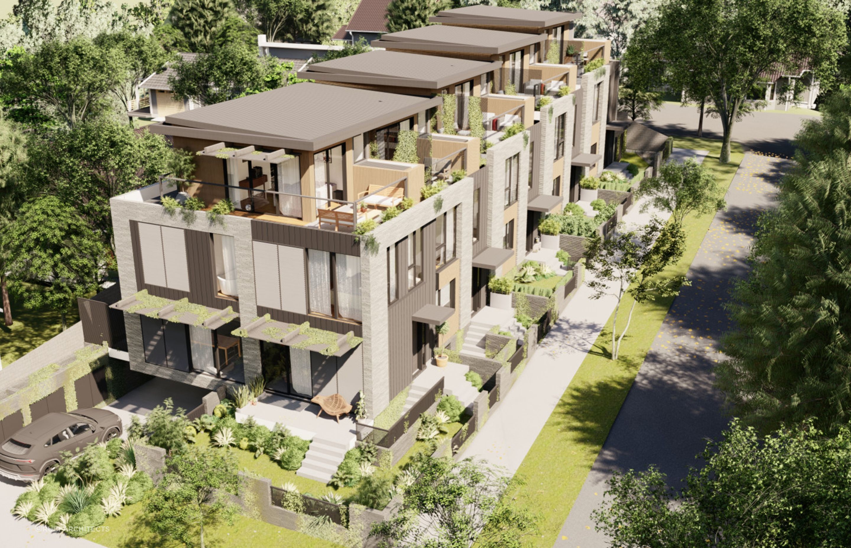 Luxury Townhouses in Oak Park