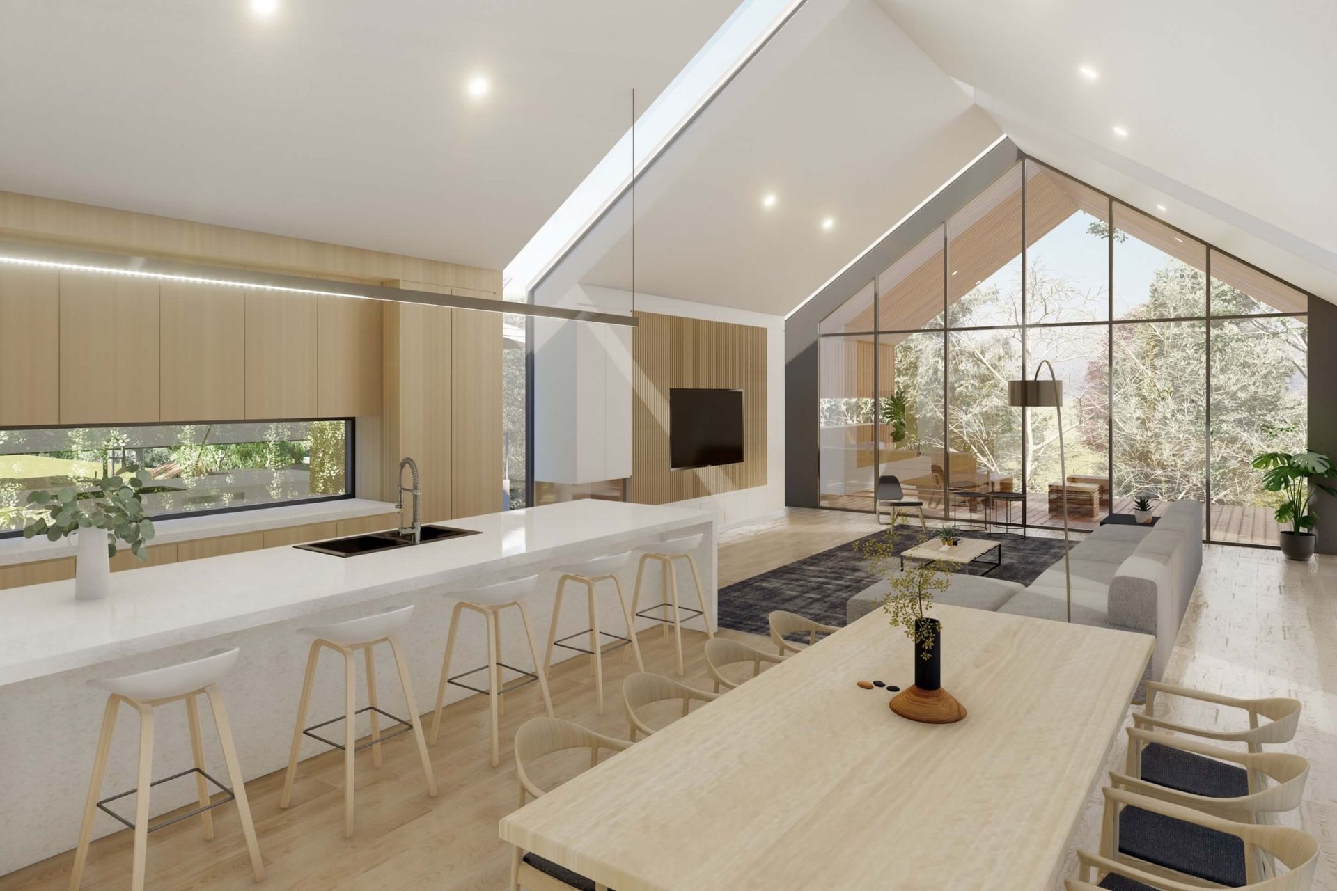 Scandinavian Modern Barn House