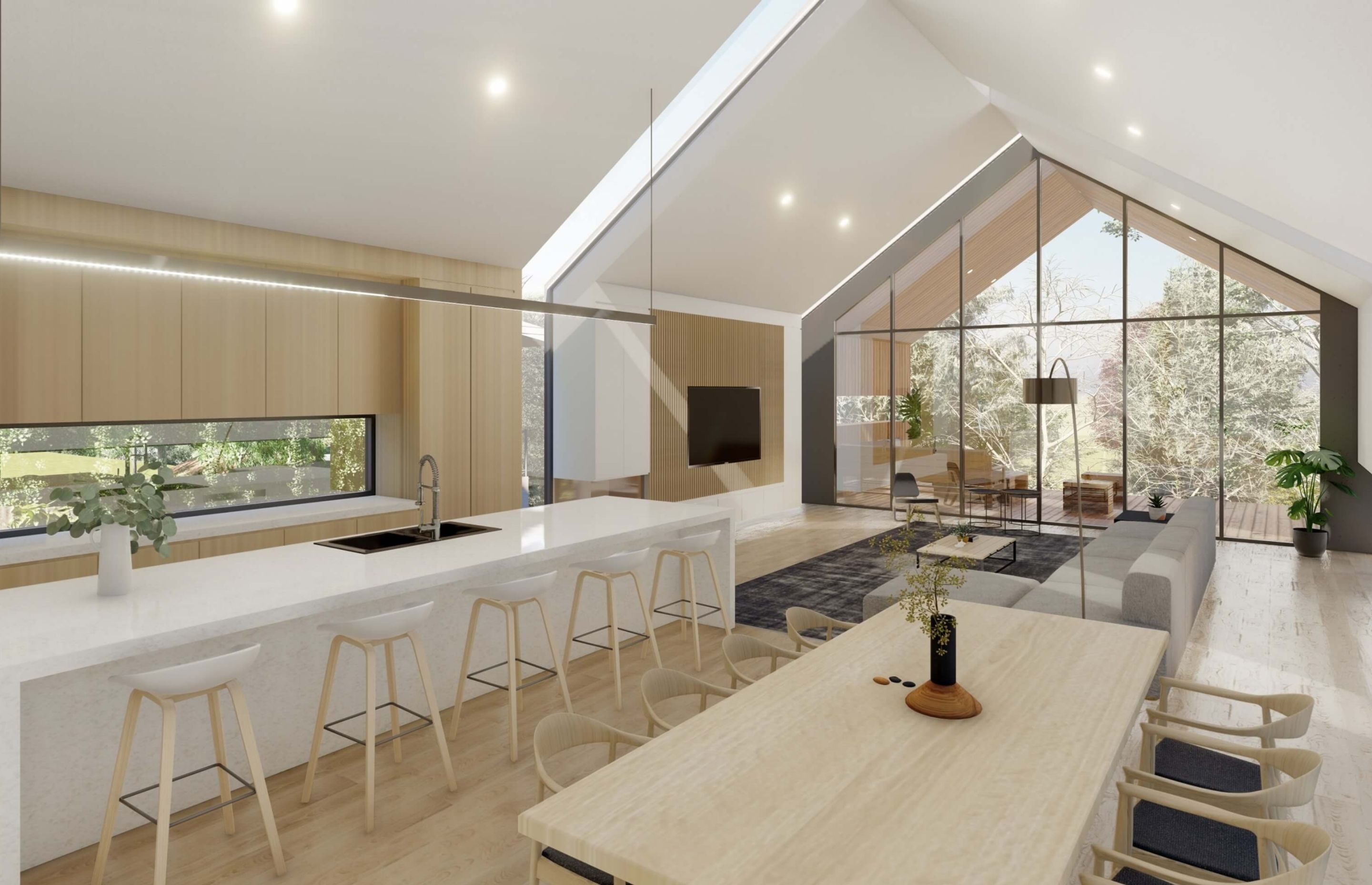 Scandinavian Modern Barn House