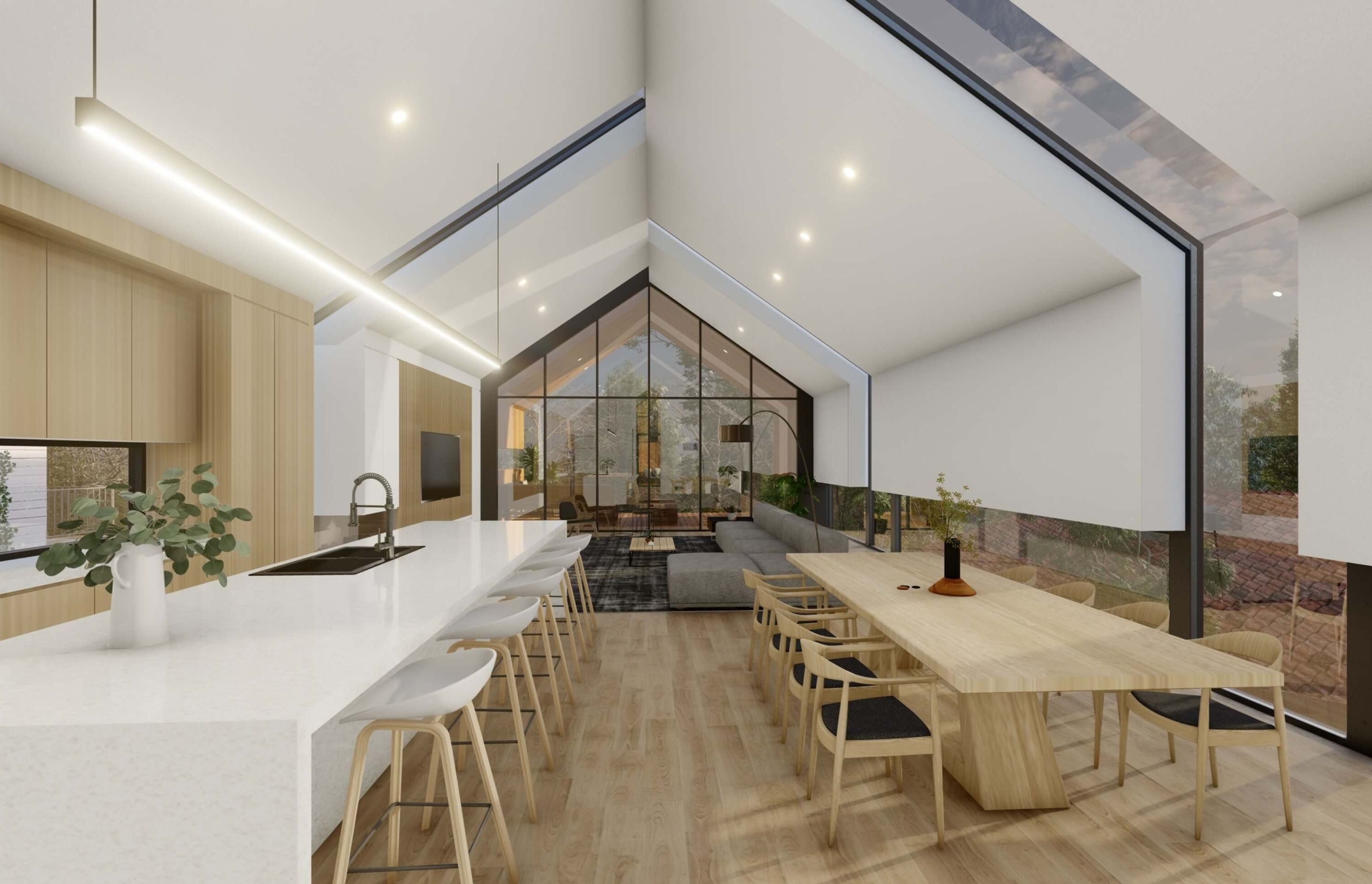 Scandinavian Modern Barn House