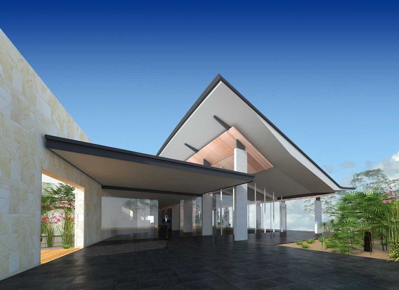 Pavilion - Visualisation of Memorial Function Centre