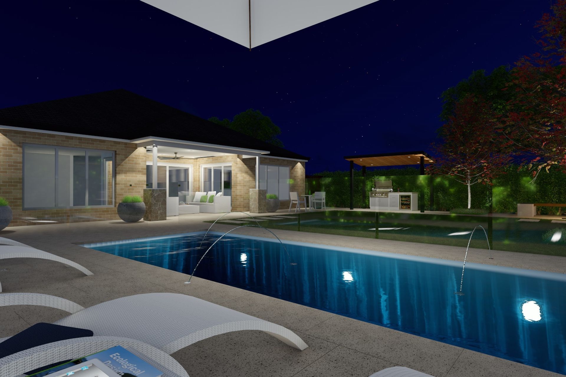 3D Renders: Anthony Scott | Pool design