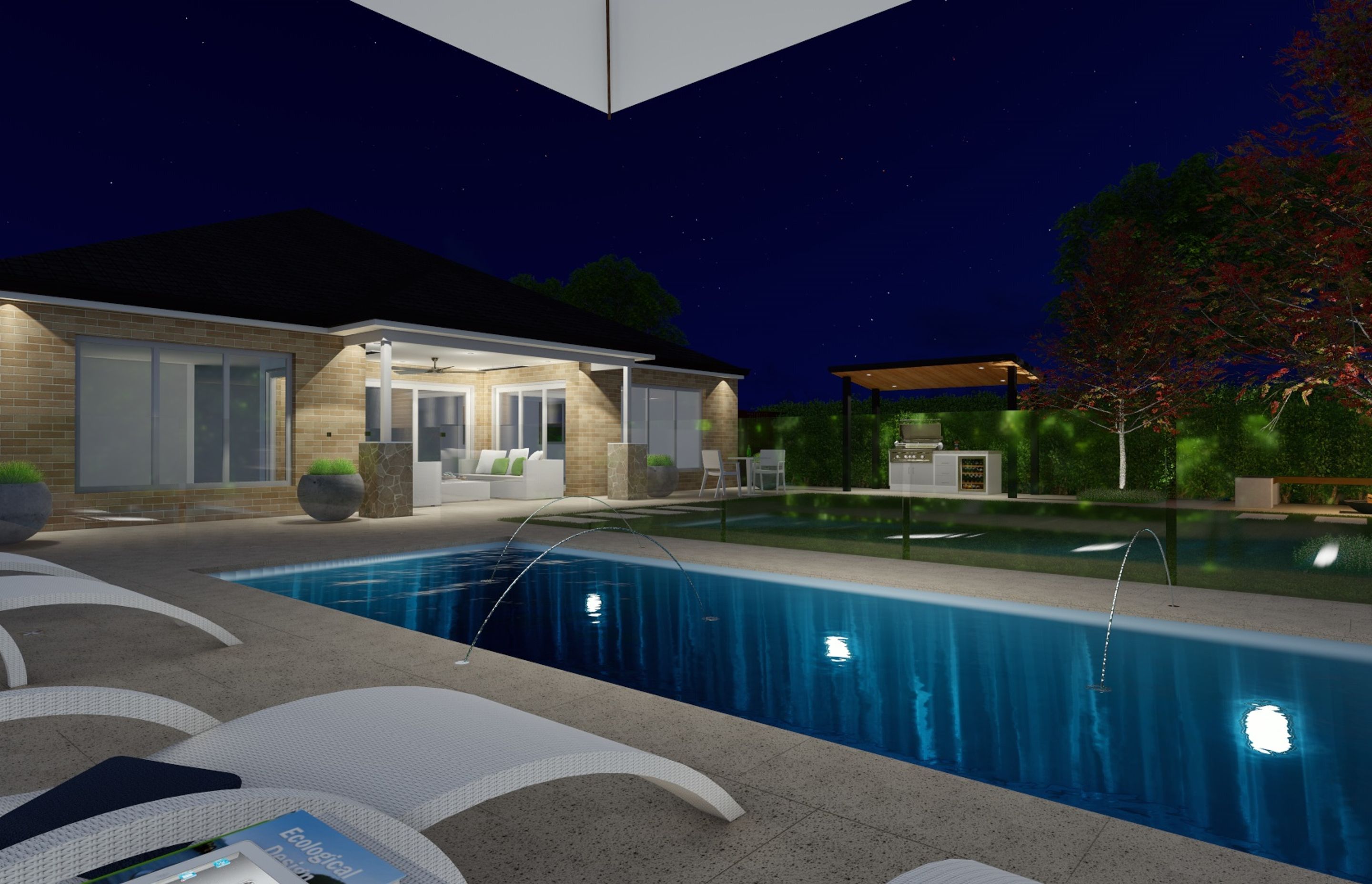 3D Renders: Anthony Scott | Pool design