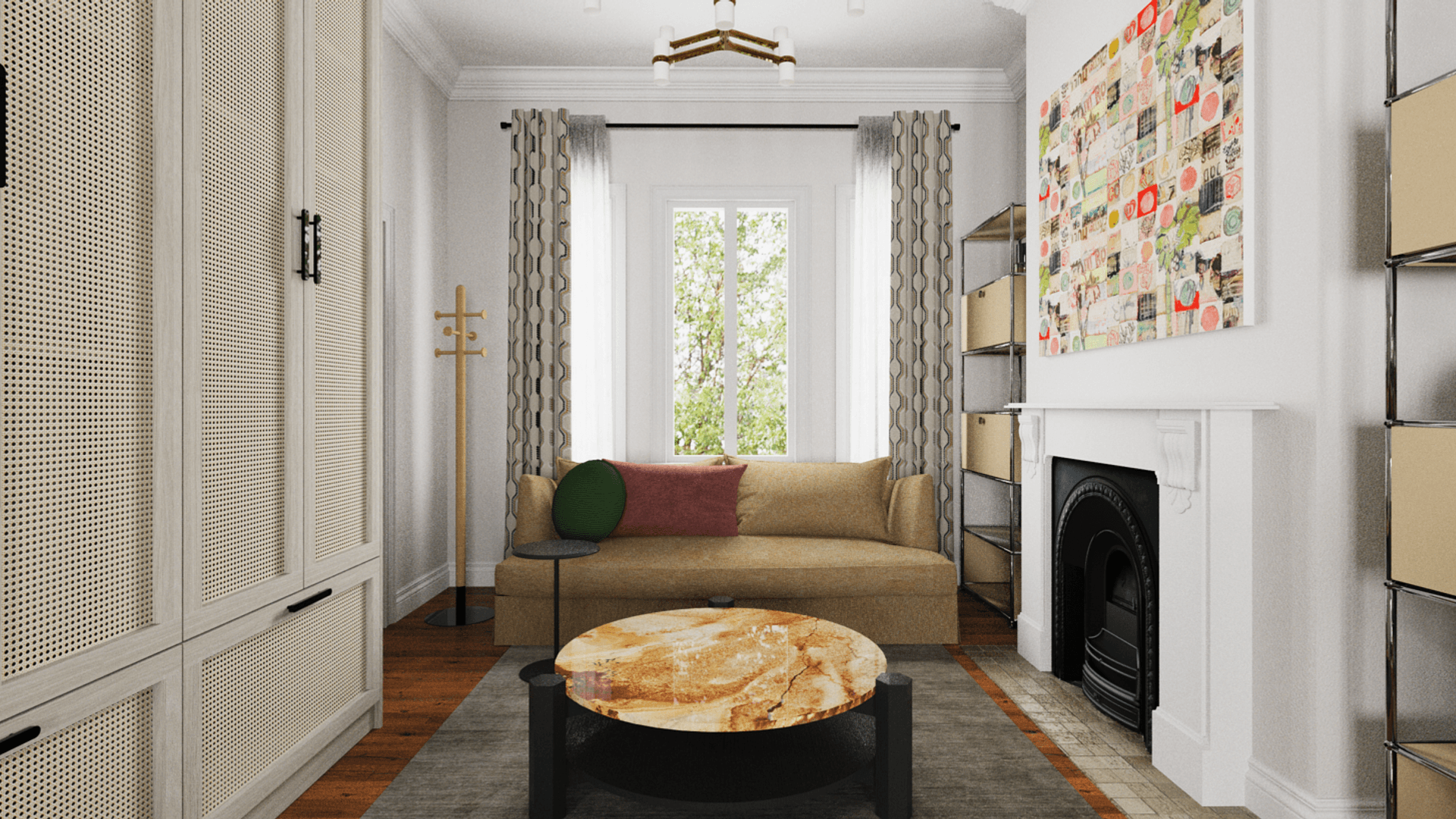 Layered Sitting Room • A Collaboration with Three Little Pigs • banner