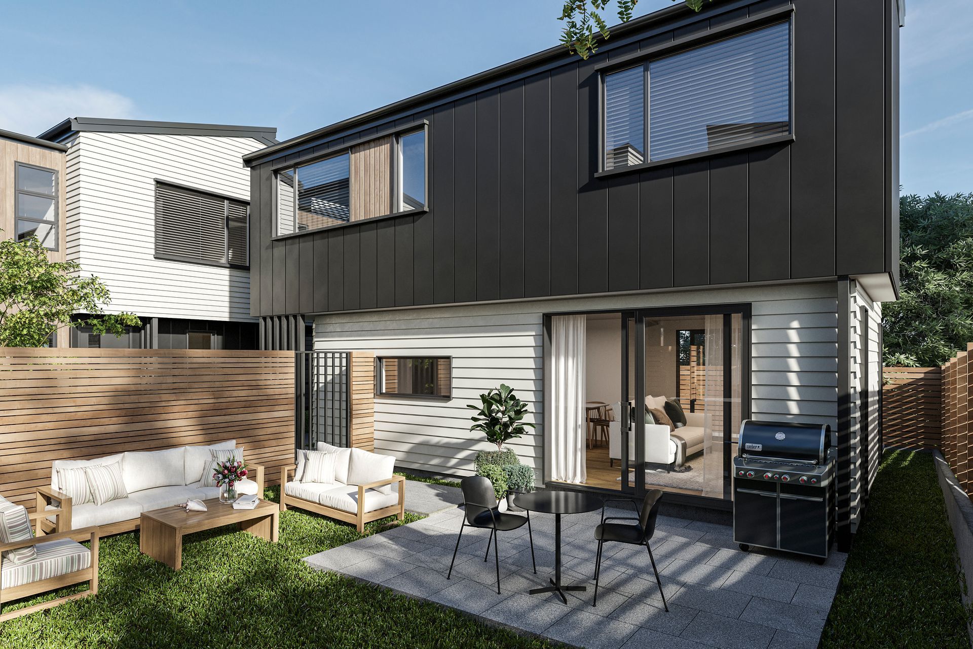 Townhouse Development 3D Render