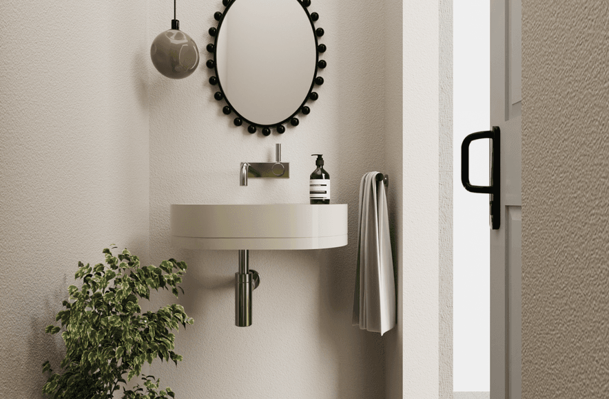 Whimsical Powder Room • A Collaboration with Three Little Pigs •