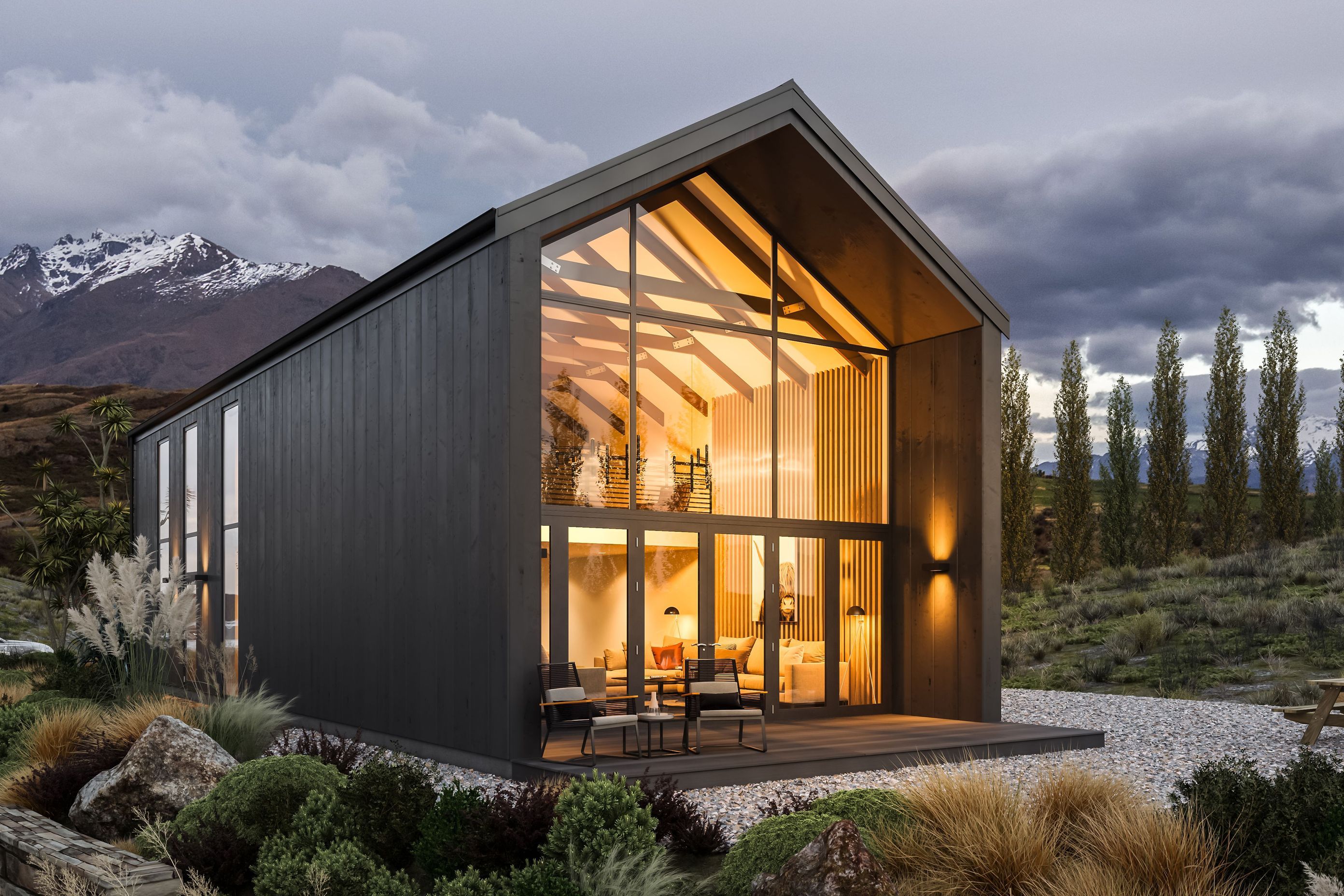 Single House Artistic 3D Render