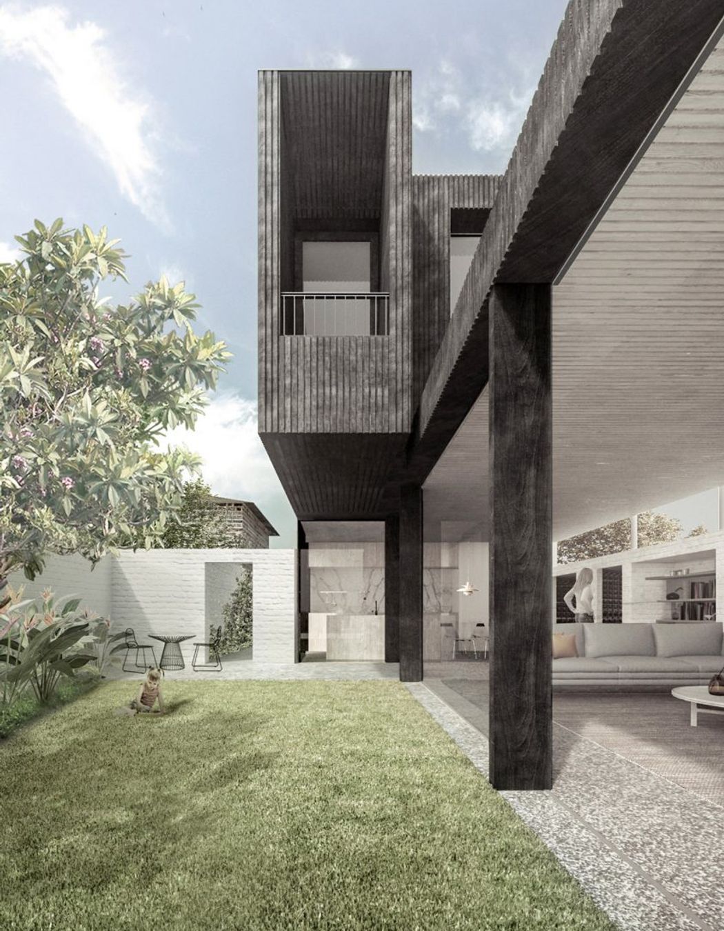 BORROWED GARDEN HOUSE