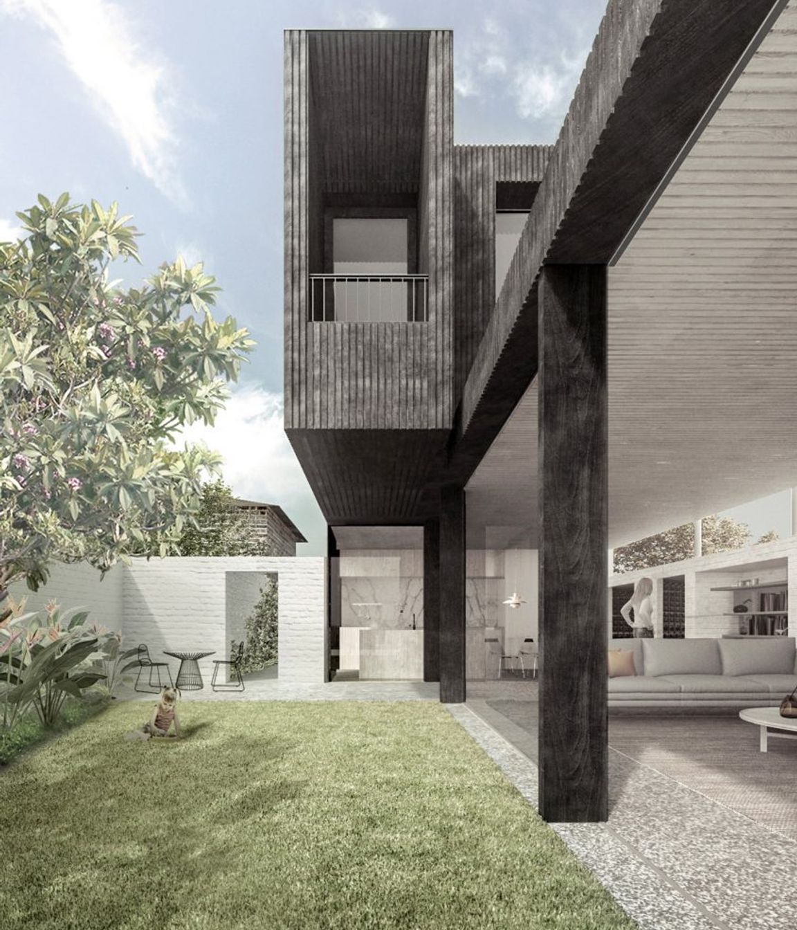 BORROWED GARDEN HOUSE